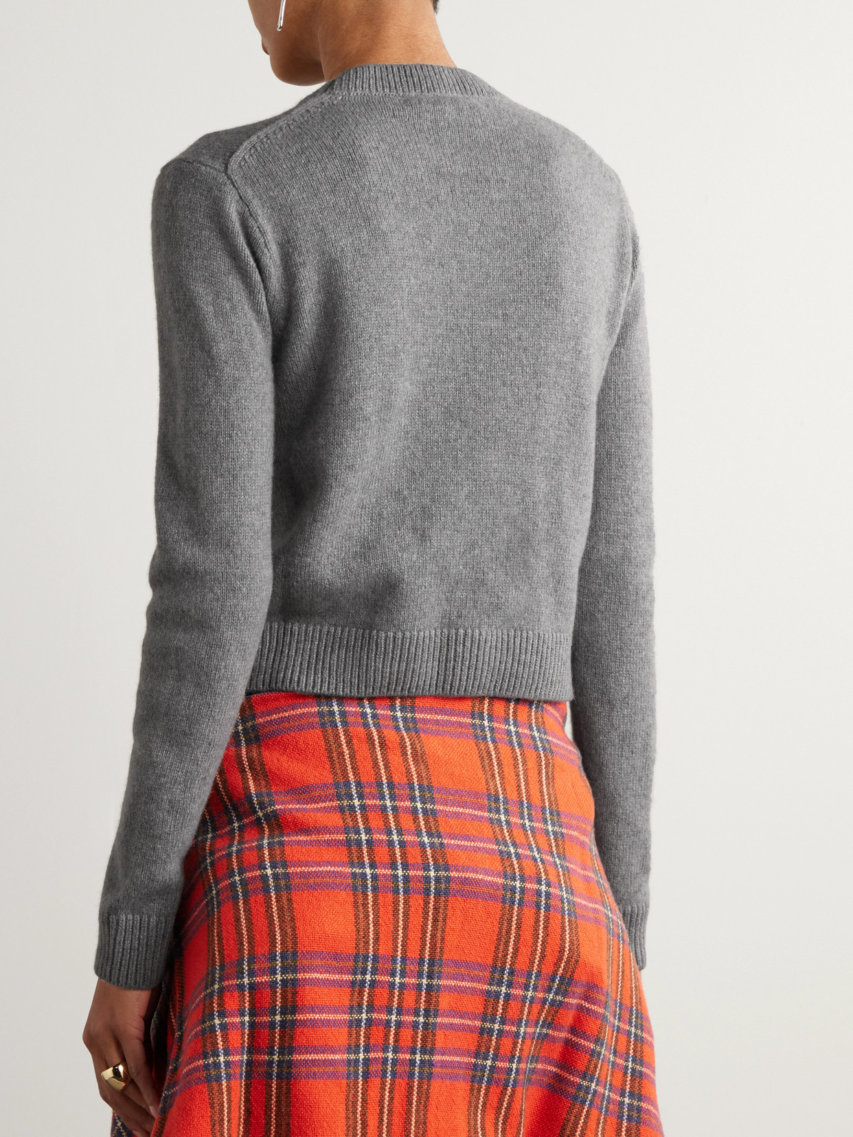Cropped Cashmere Sweater