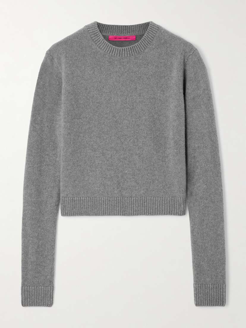 The Elder Statesman Cropped Cashmere Sweater
