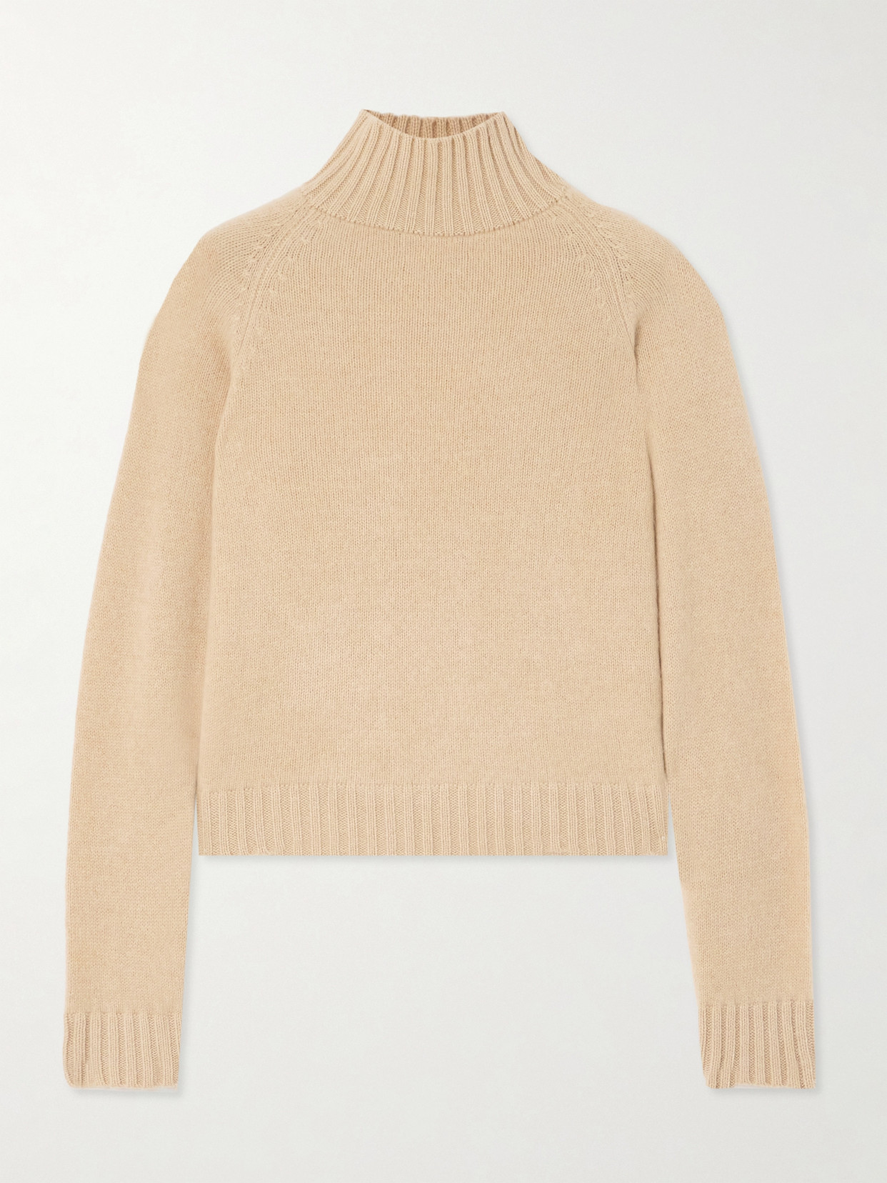 The Elder Statesman Cashmere Turtleneck Sweater In Brown