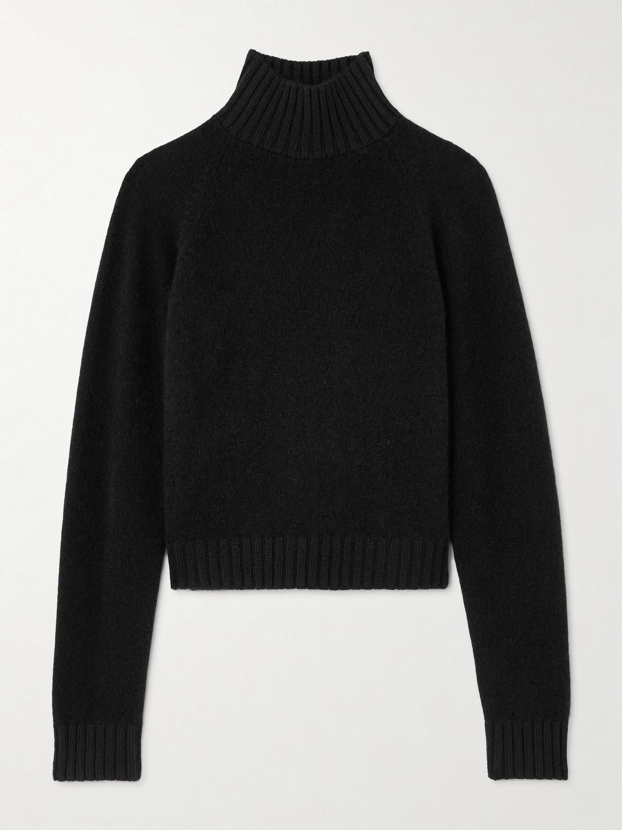 The Elder Statesman Cashmere Turtleneck Sweater In Black