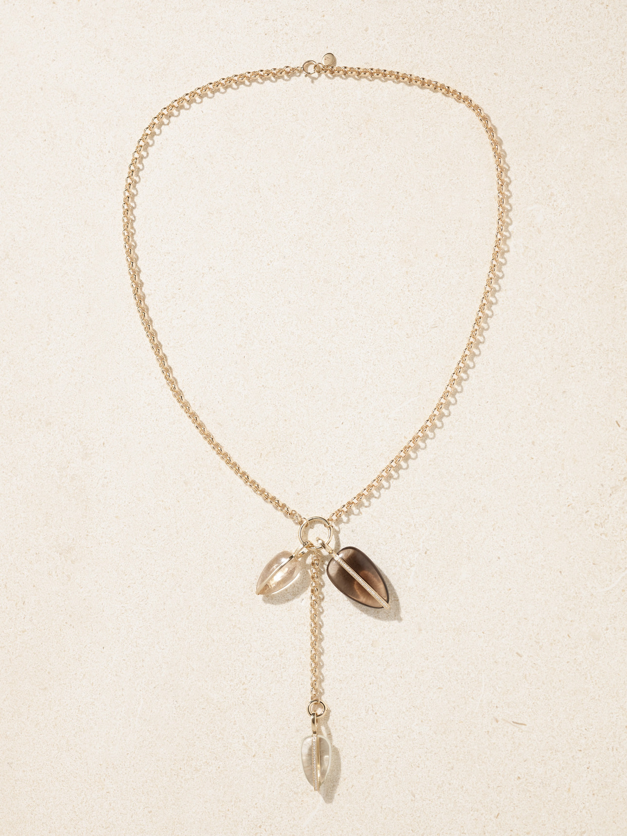 By Pariah Kalahari Collector 14-karat Recycled Gold Multi-stone Necklace