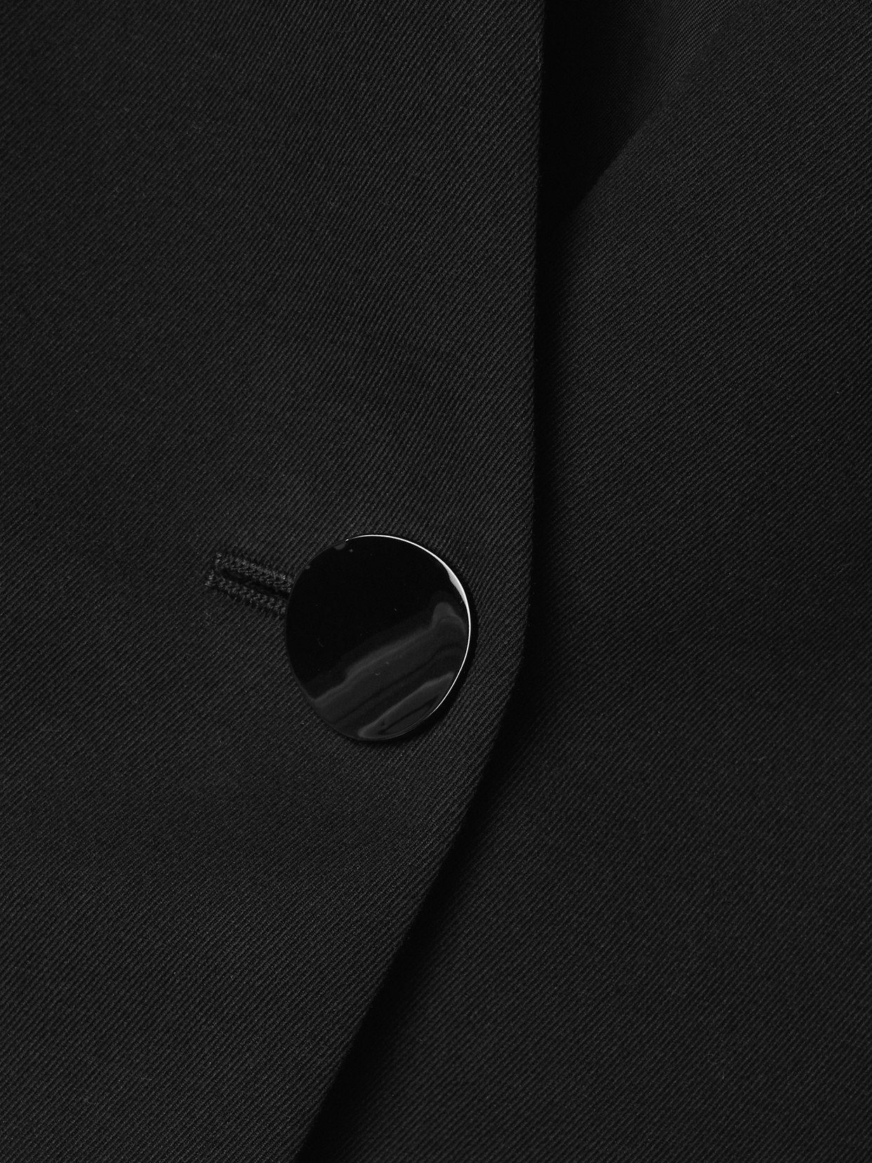 Fforme Toshi Cotton And Wool-blend Twill Blazer In Black