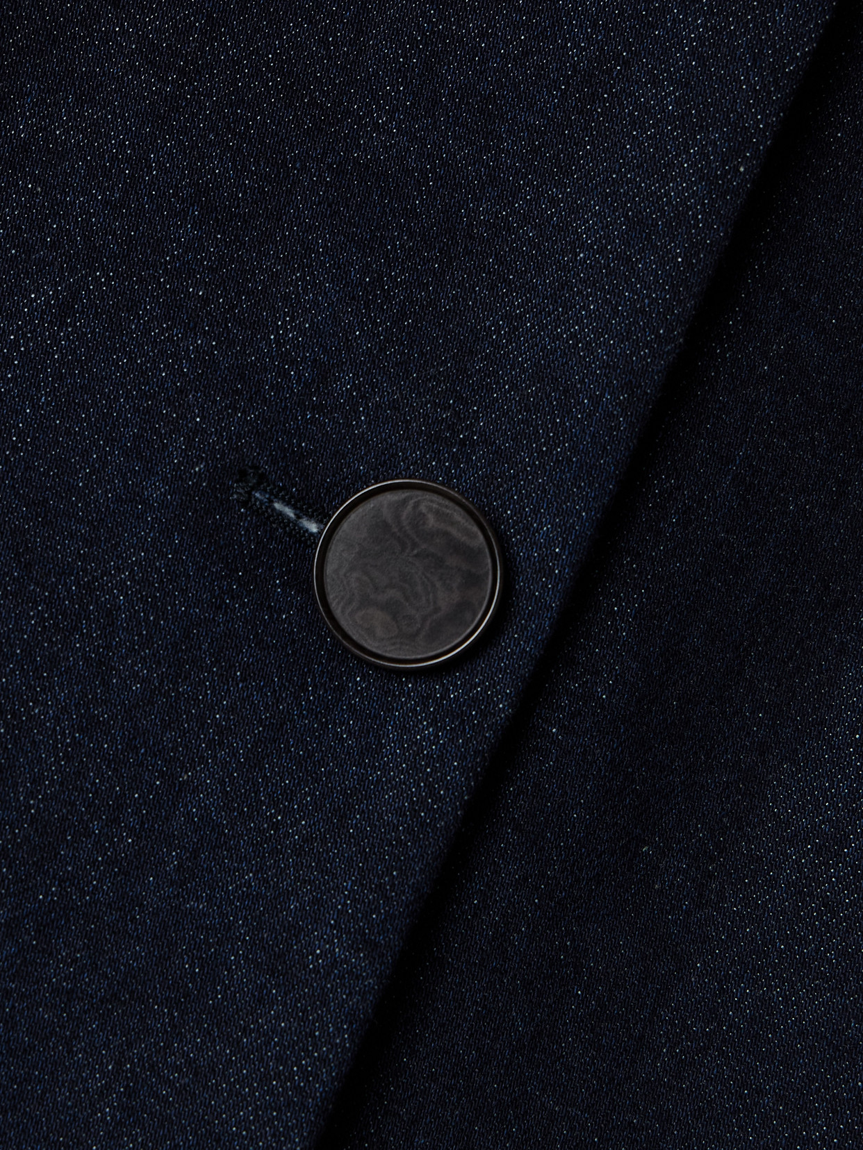 Fforme Dev Cropped Organic Cotton-blend Jacket In Blue