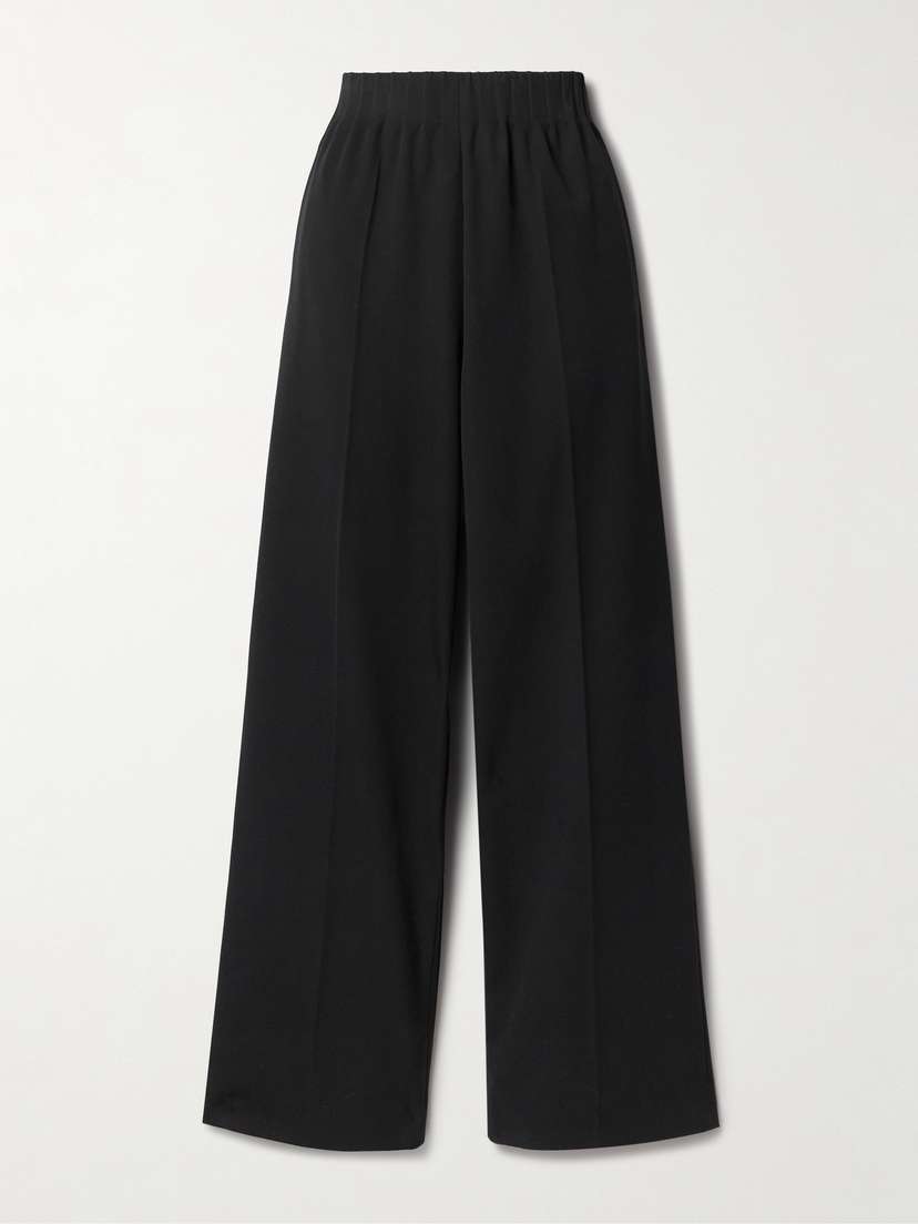 FFORME Maud Cotton And Wool-blend Twill Wide-leg Pants