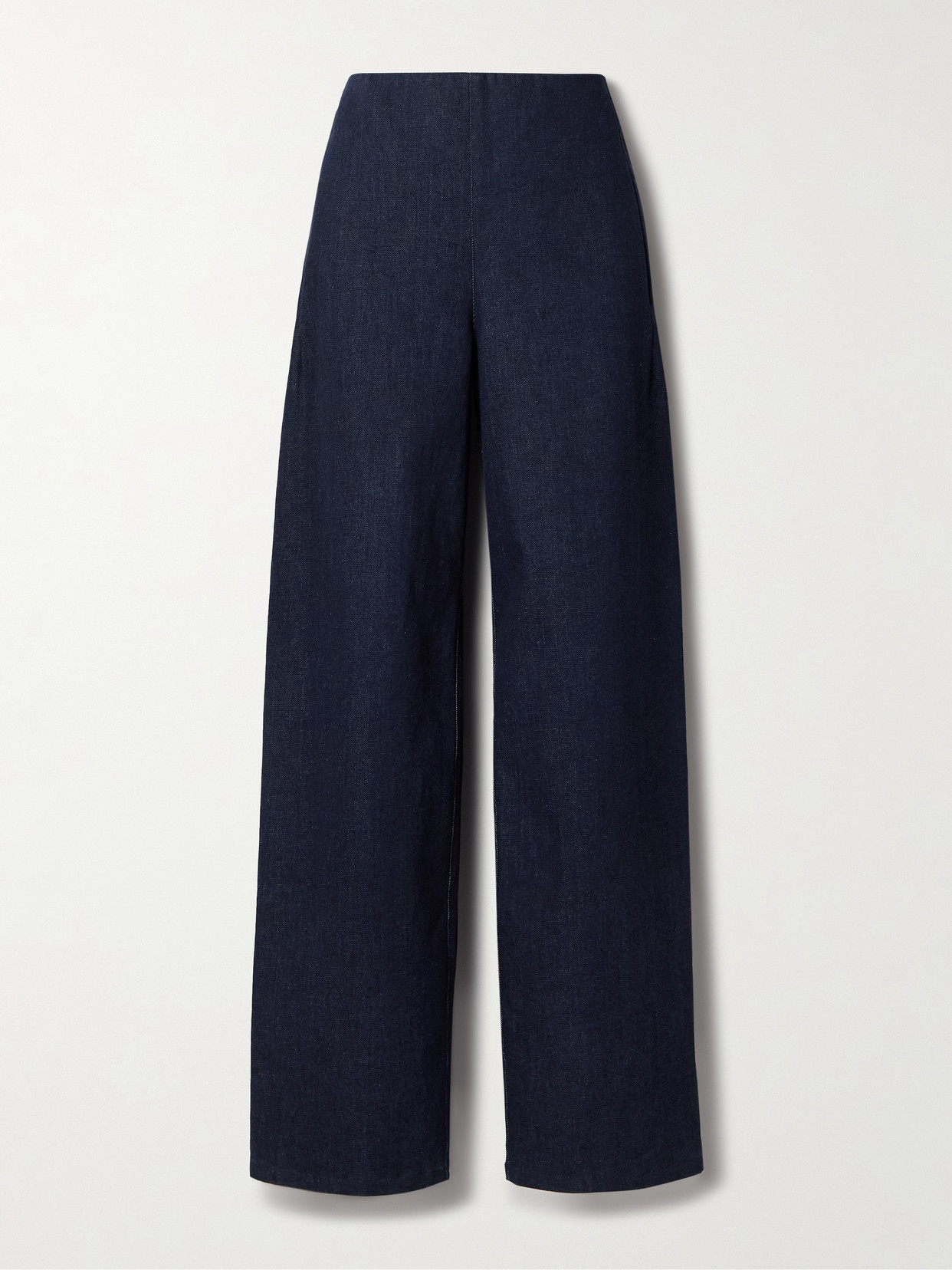 FFORME - Jagger Cotton-blend Wide-leg Pants - Dark denim