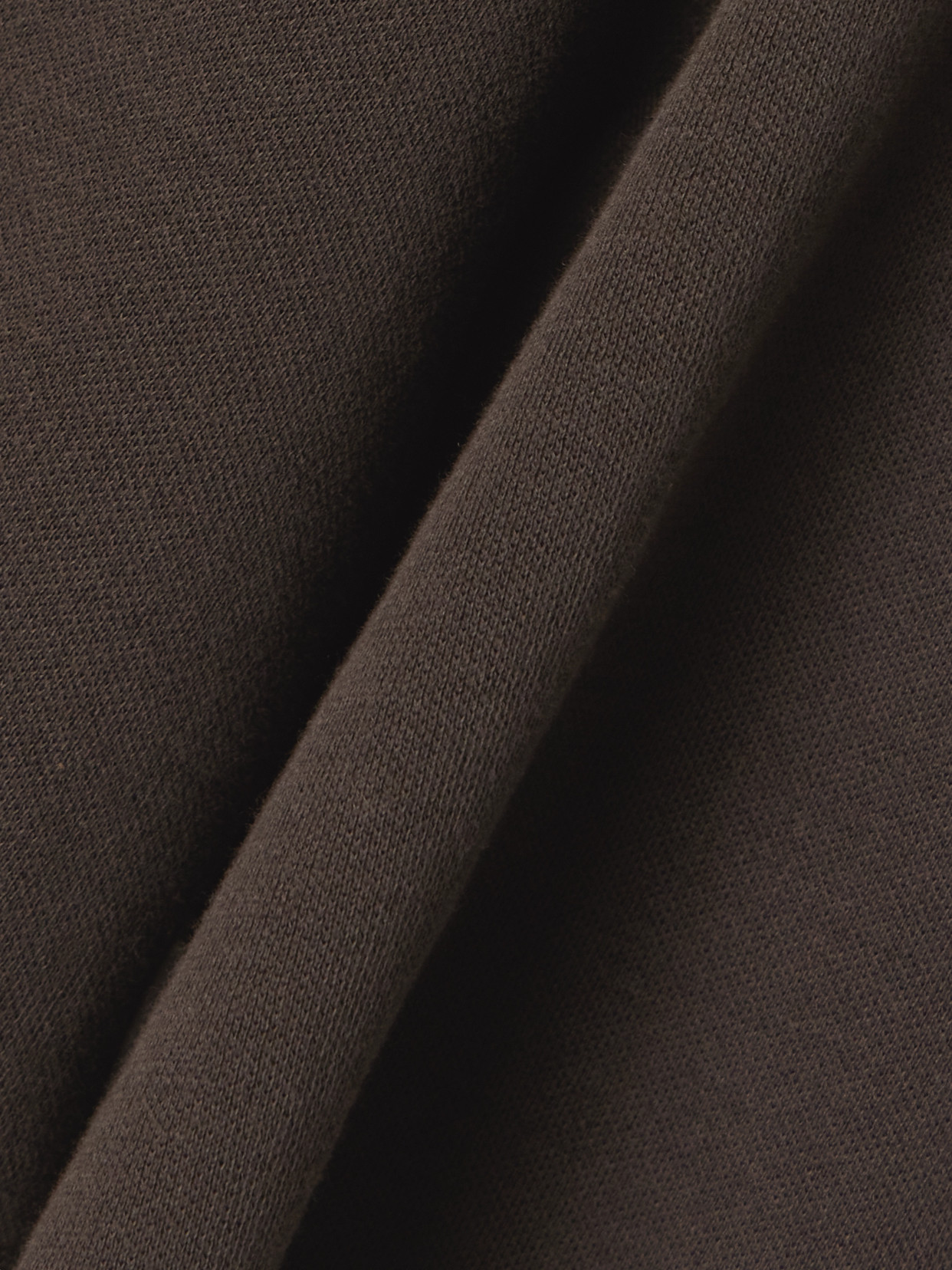 Fforme Dwyn Wool And Cotton-blend T-shirt In Brown