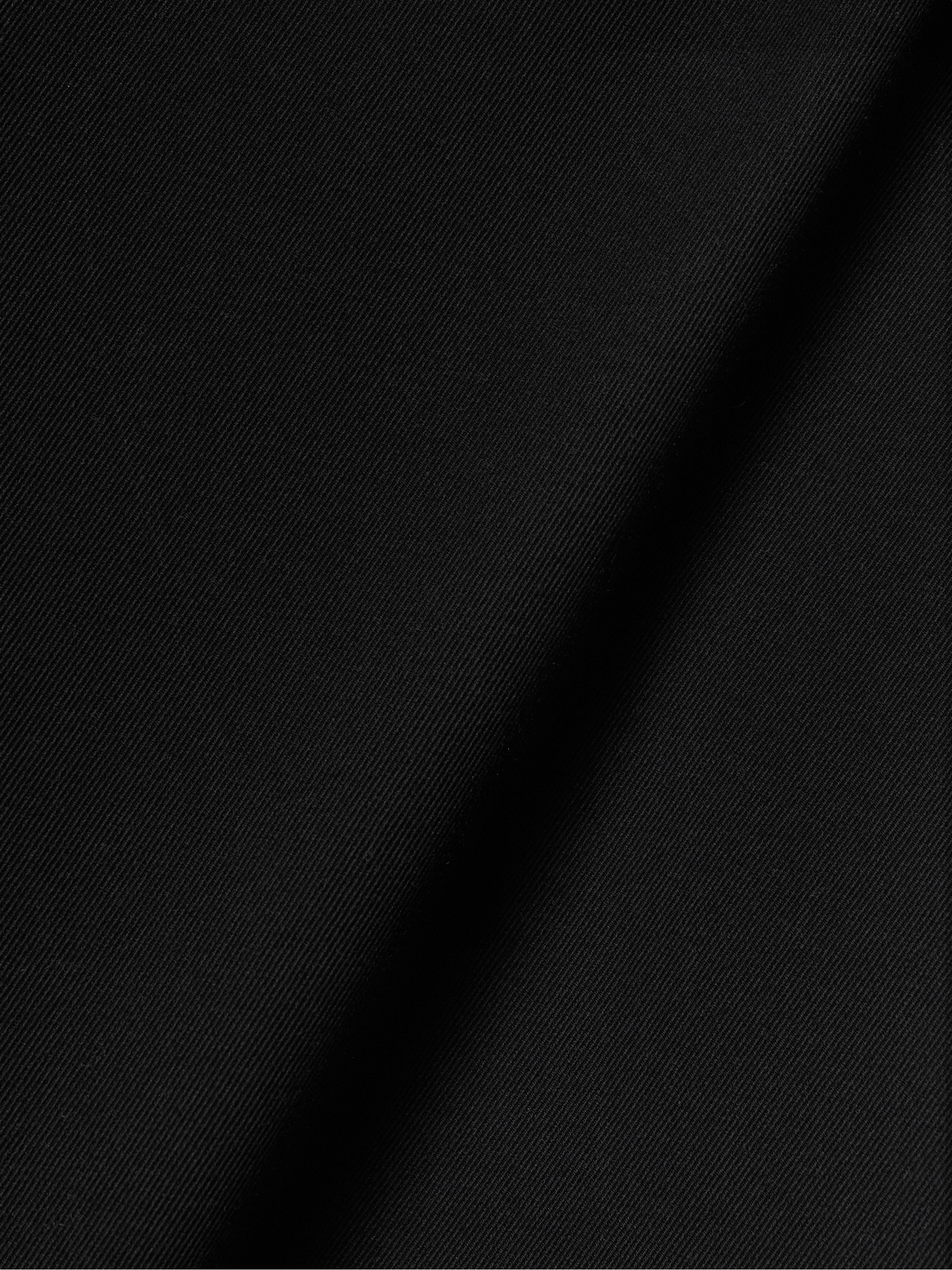 Fforme Jett strapless cotton and wool-blend twill midi dress