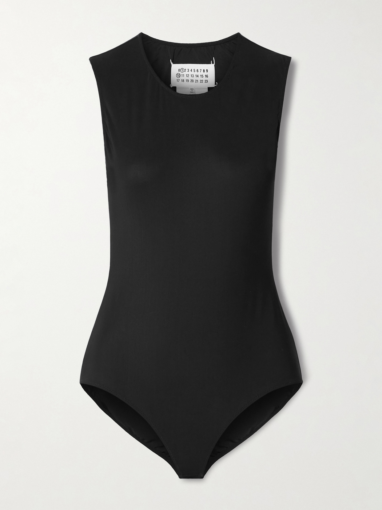 Maison Margiela Stretch-jersey Bodysuit In Black