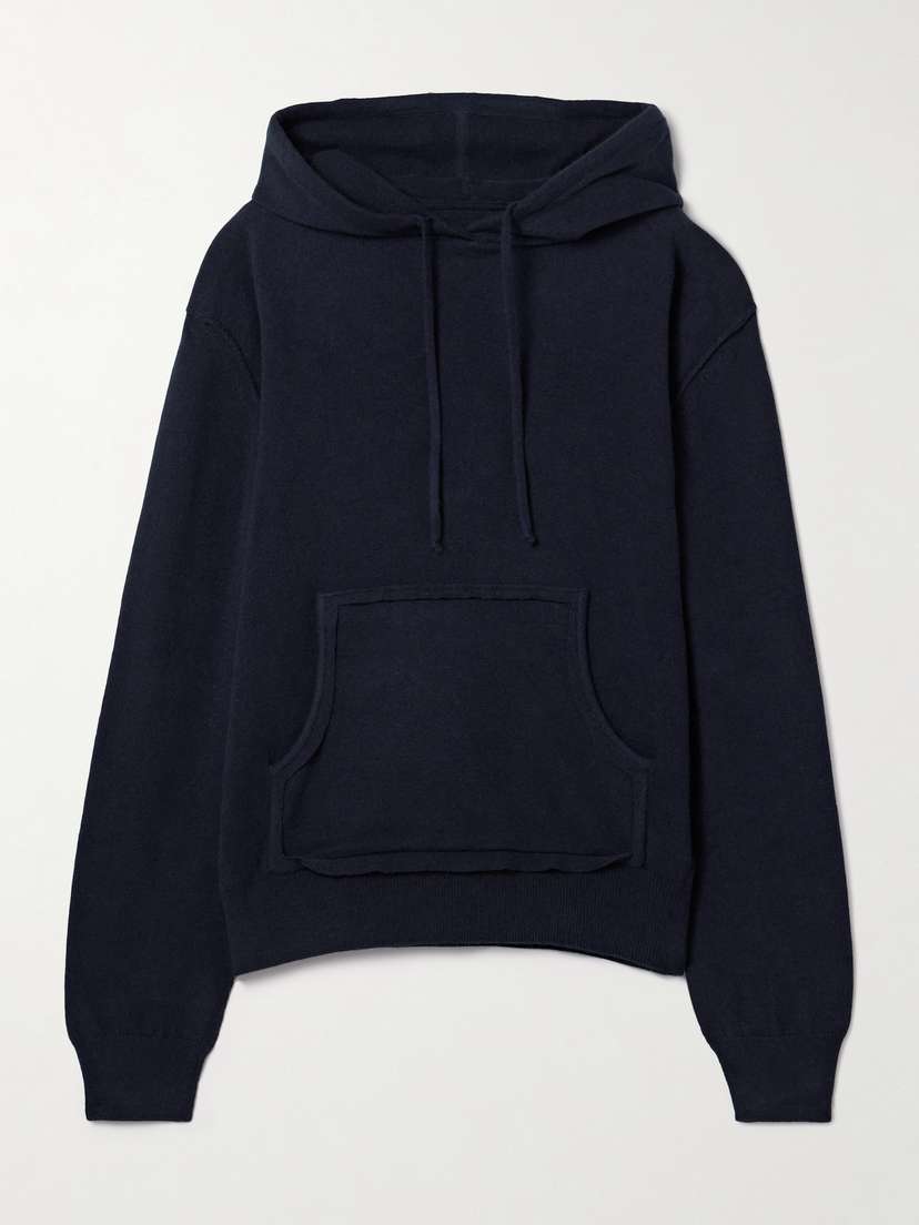 Maison Margiela Wool And Cashmere-blend Hoodie