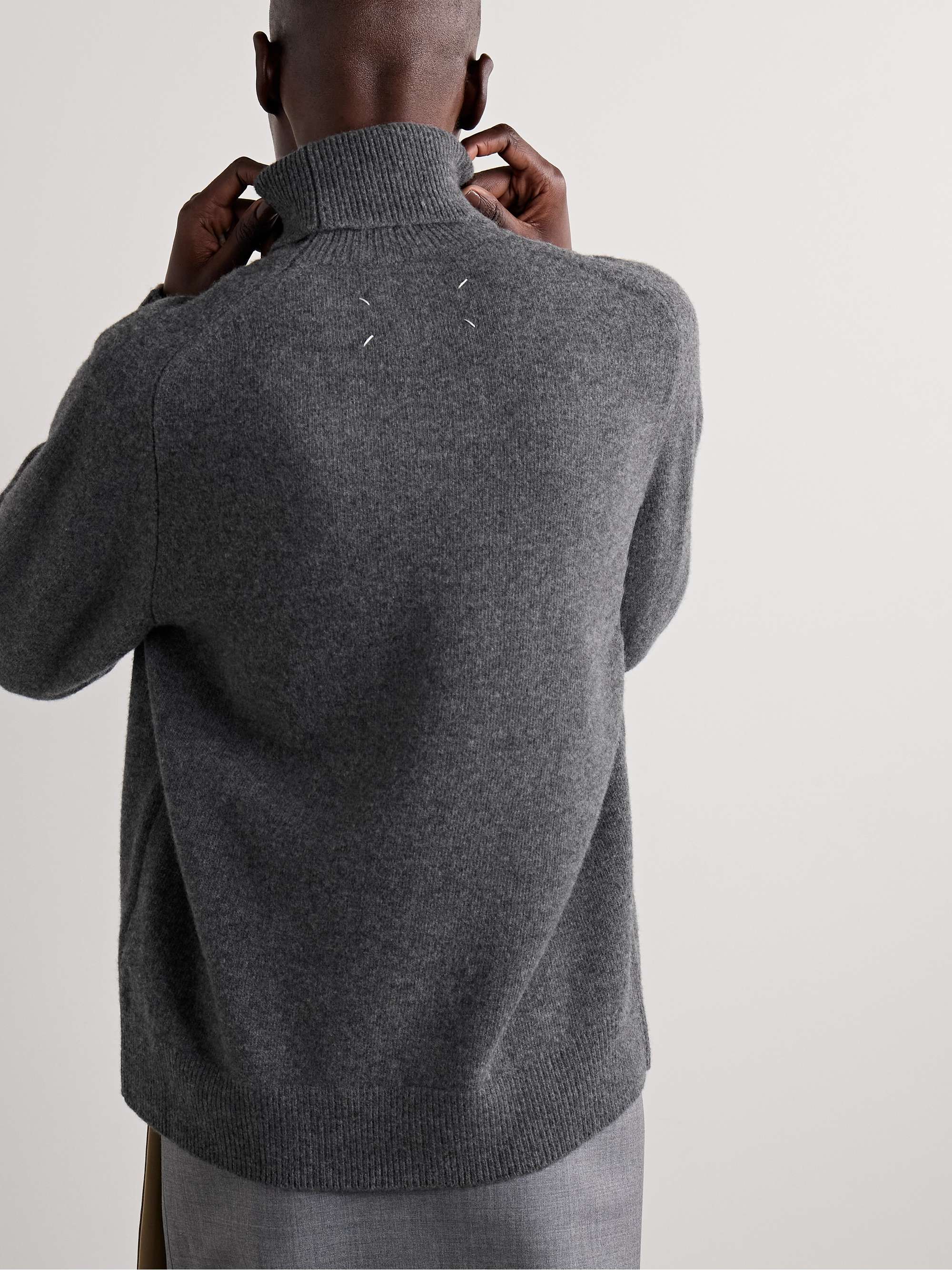 MAISON MARGIELA Wool turtleneck sweater | NET-A-PORTER MAISON MARGIELA Wool turtleneck sweater | NET-A-PORTER