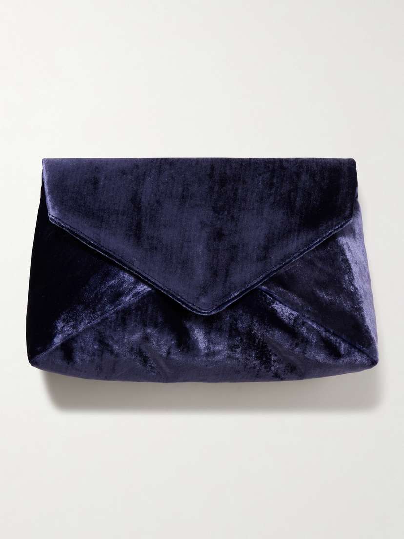 Dries Van Noten Velvet Clutch
