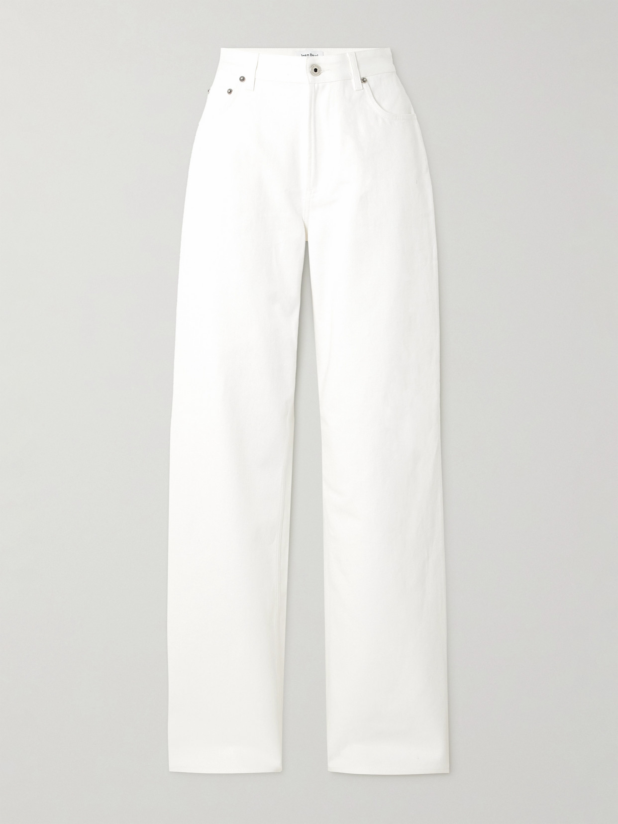 Jean Paul Gaultier - Striped High-rise Wide-leg Jeans - Blue