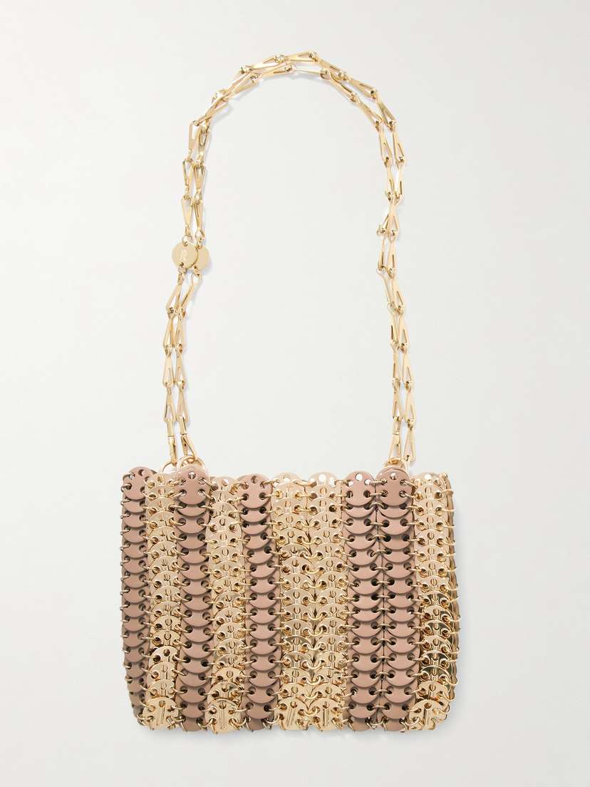 Rabanne 1969 Leather And Chainmail Shoulder Bag