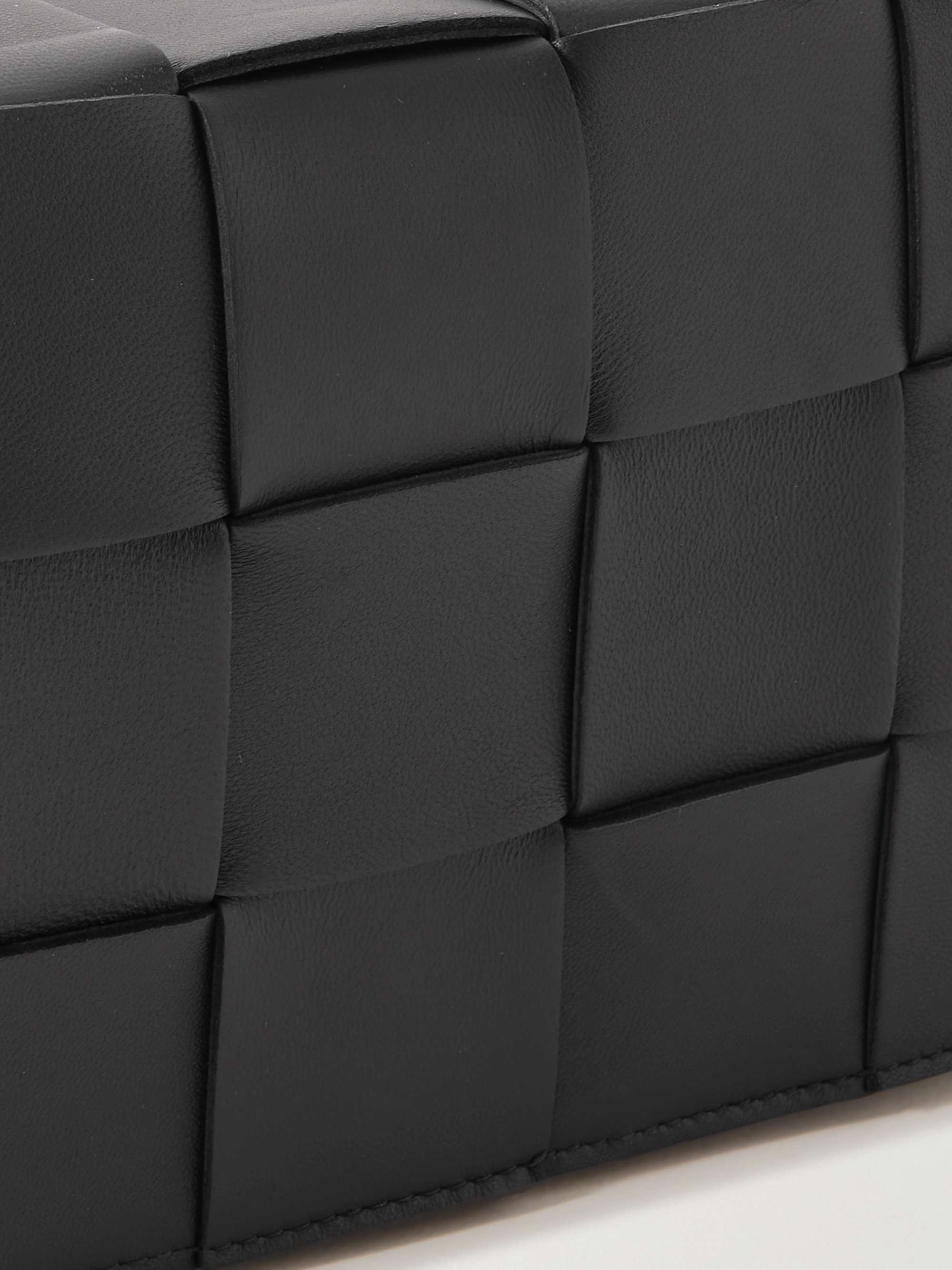 BOTTEGA VENETA Cassette intrecciato leather shoulder bag