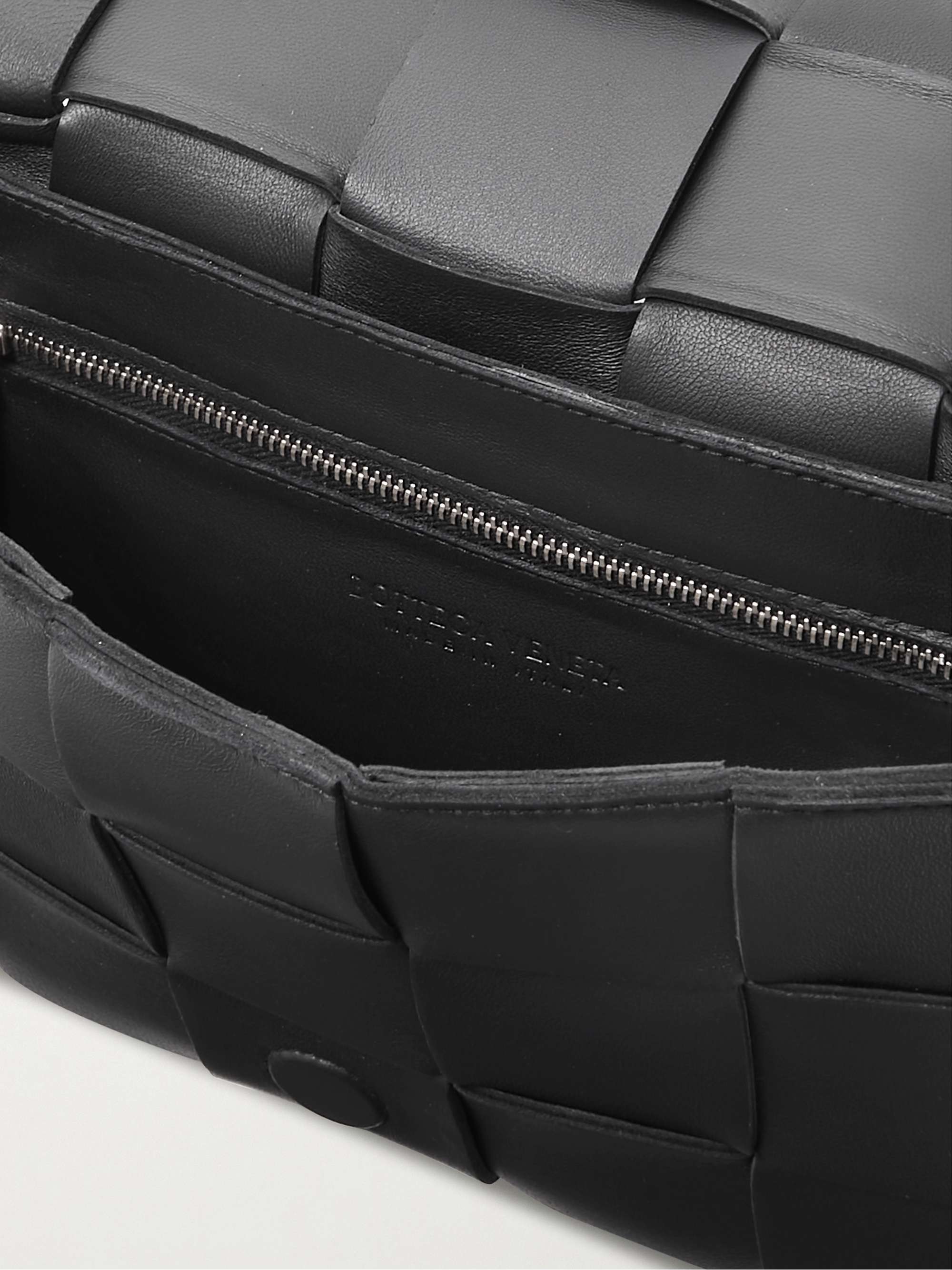 BOTTEGA VENETA Cassette intrecciato leather shoulder bag