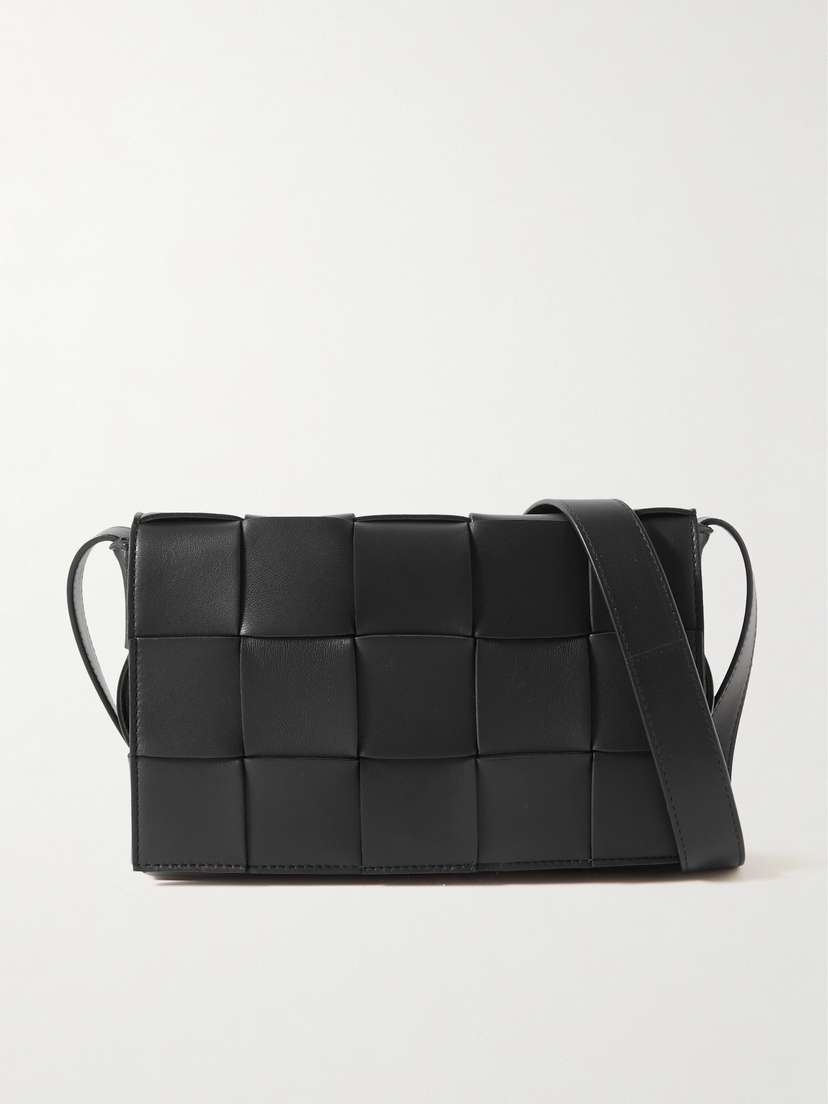 Bottega Veneta Cassette Medium Intrecciato Leather Shoulder Bag