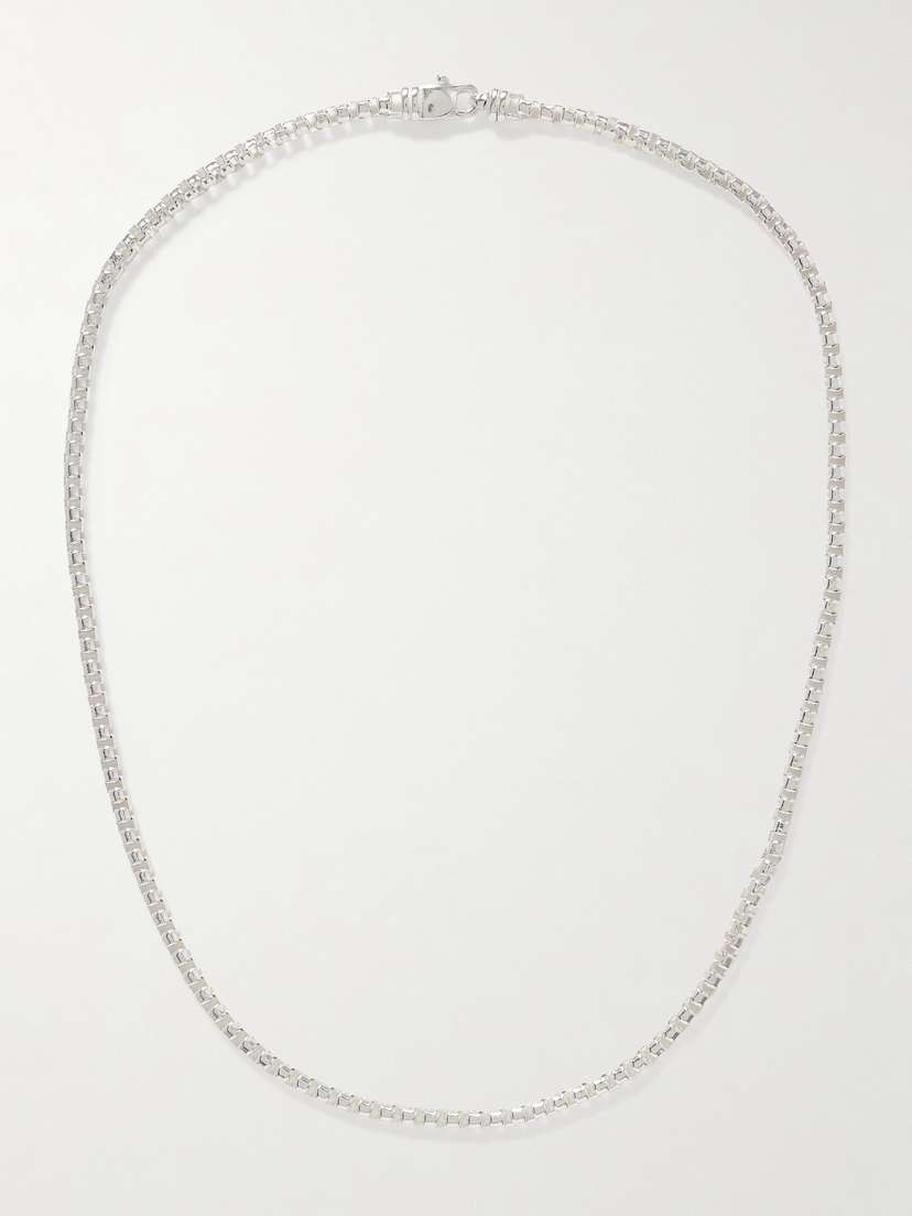 Loren Stewart Cube Sterling Silver Necklace