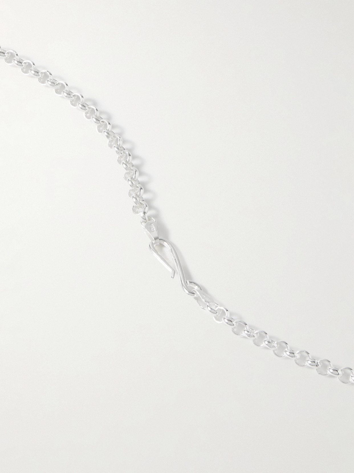 Loren Stewart Sterling Silver Necklace In Silver