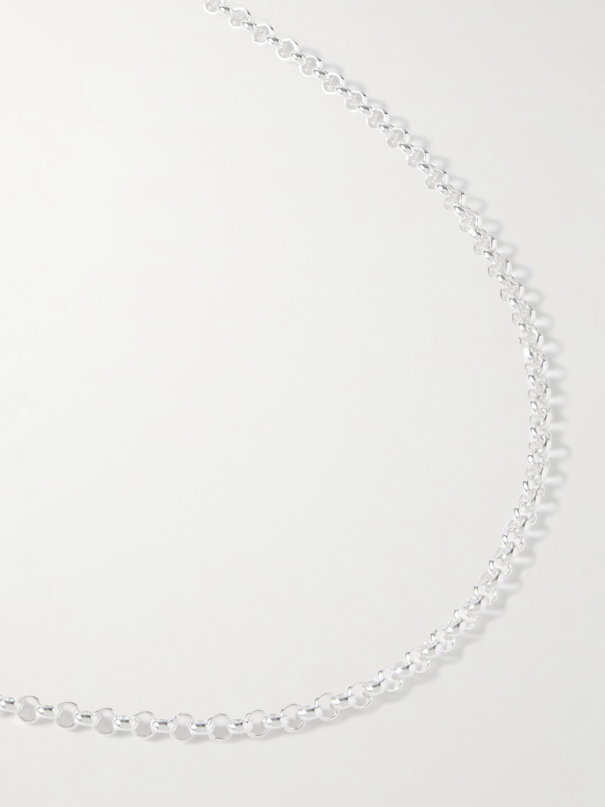 Loren Stewart Sterling Silver Necklace In Silver
