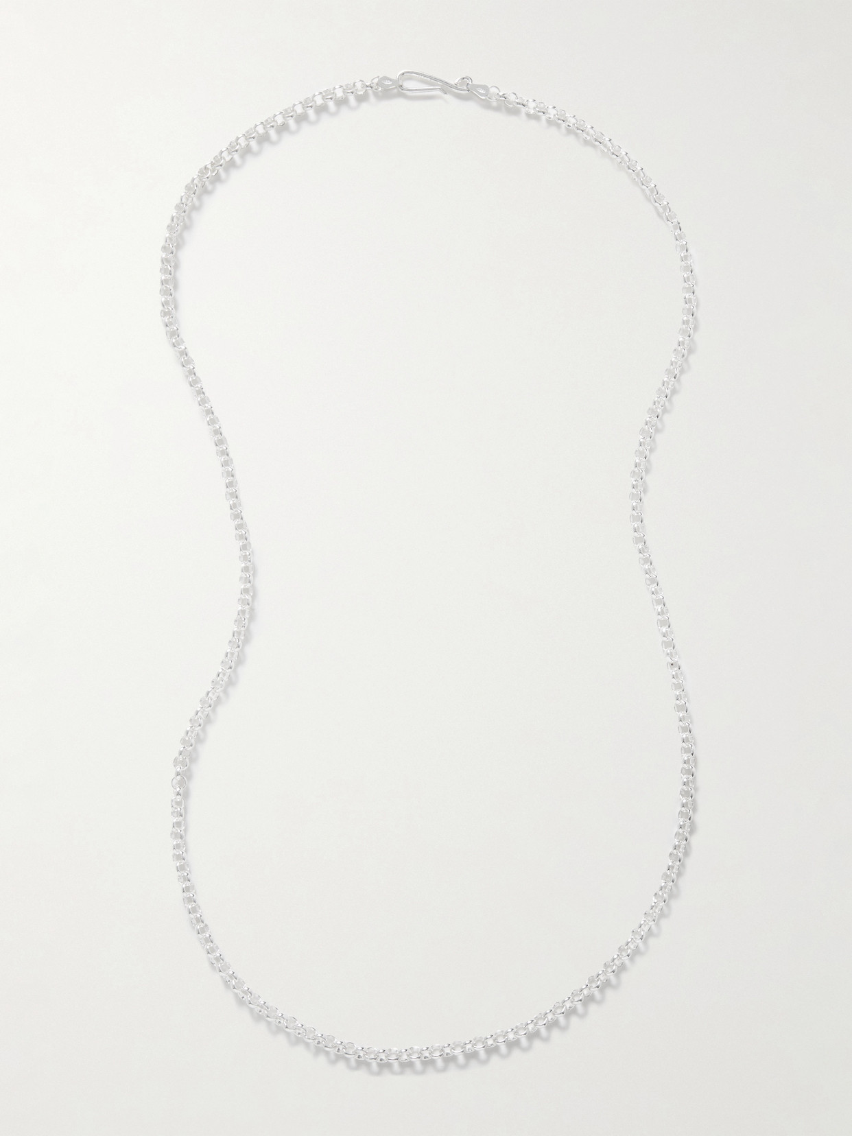 Loren Stewart Sterling Silver Necklace In Metallic