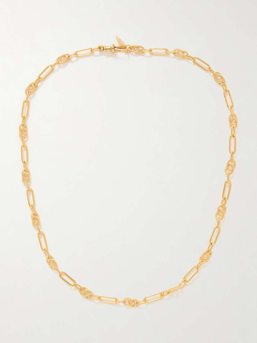 Loren Stewart Motley Gold Vermeil Necklace