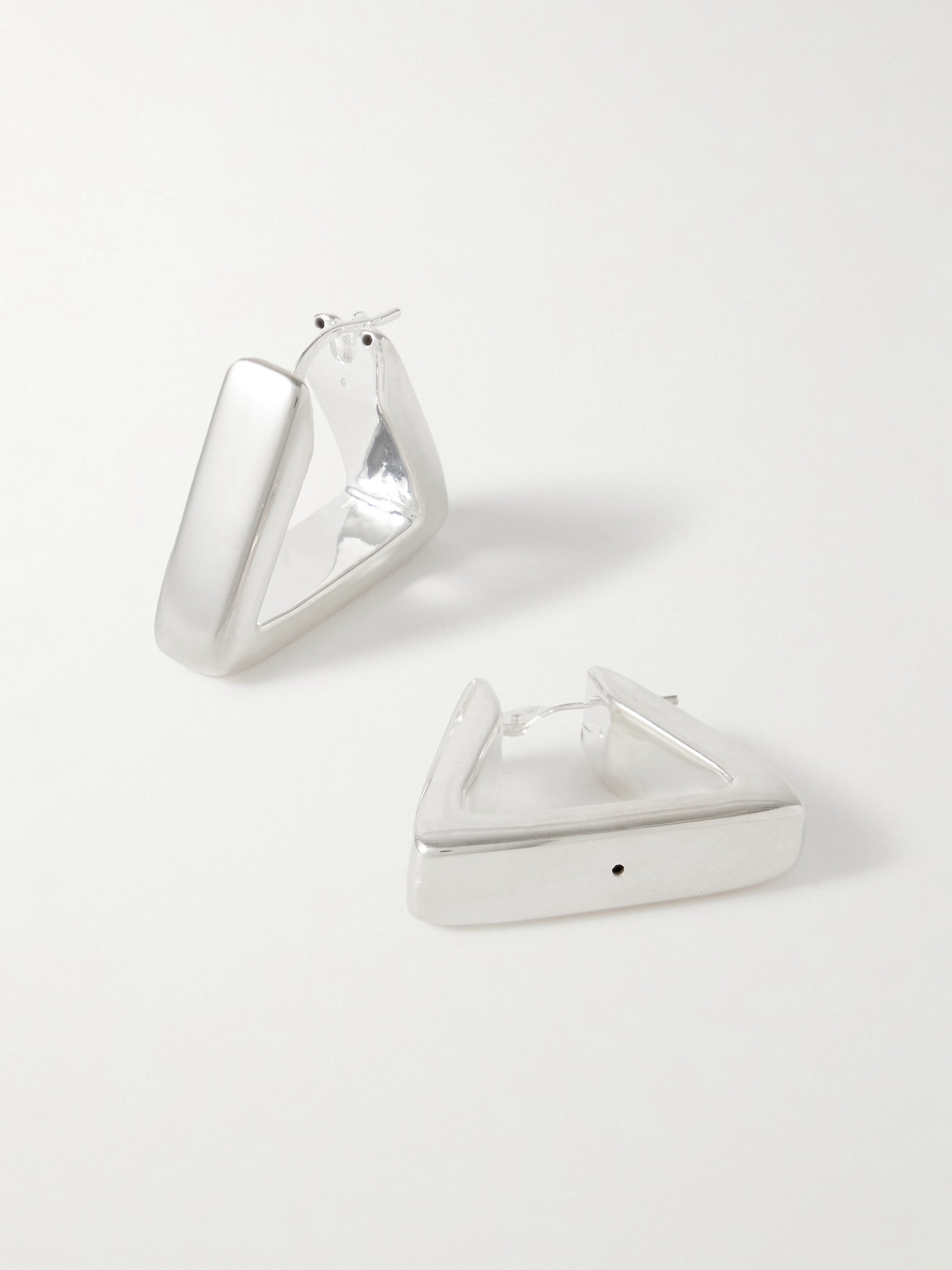 Loren Stewart - Sterling Silver Hoop Earrings - One size
