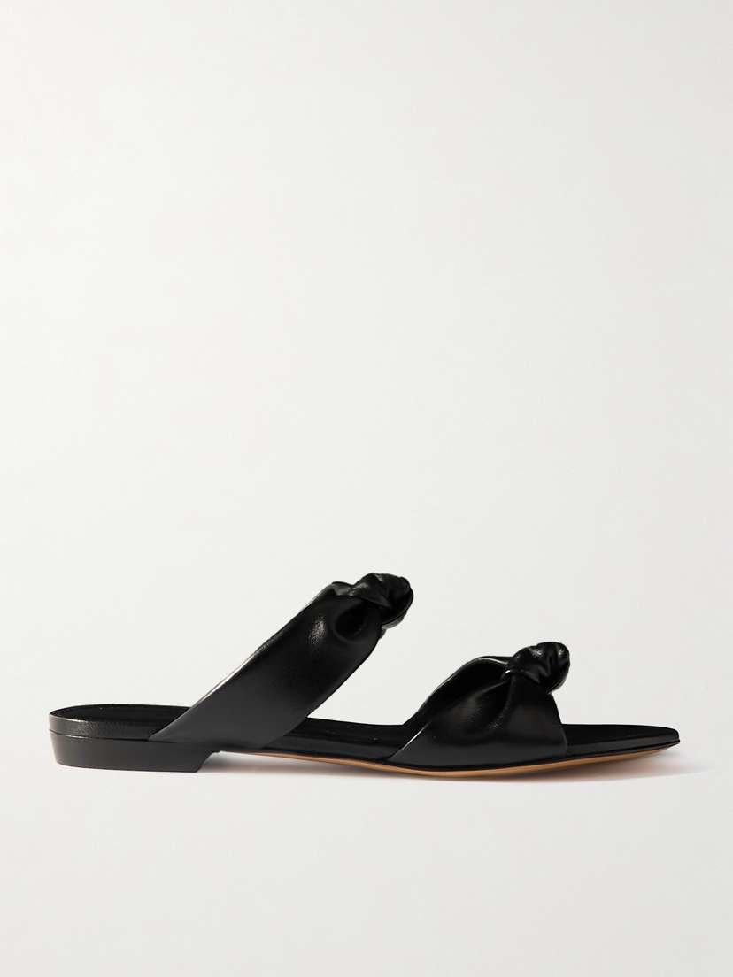 Le Monde Béryl Knot Leather Sandals