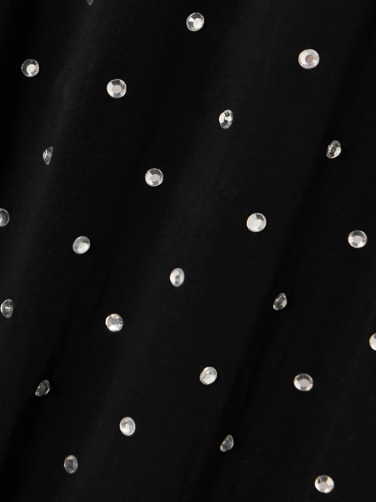 Rabanne Beaded Robe Dress Black In Black