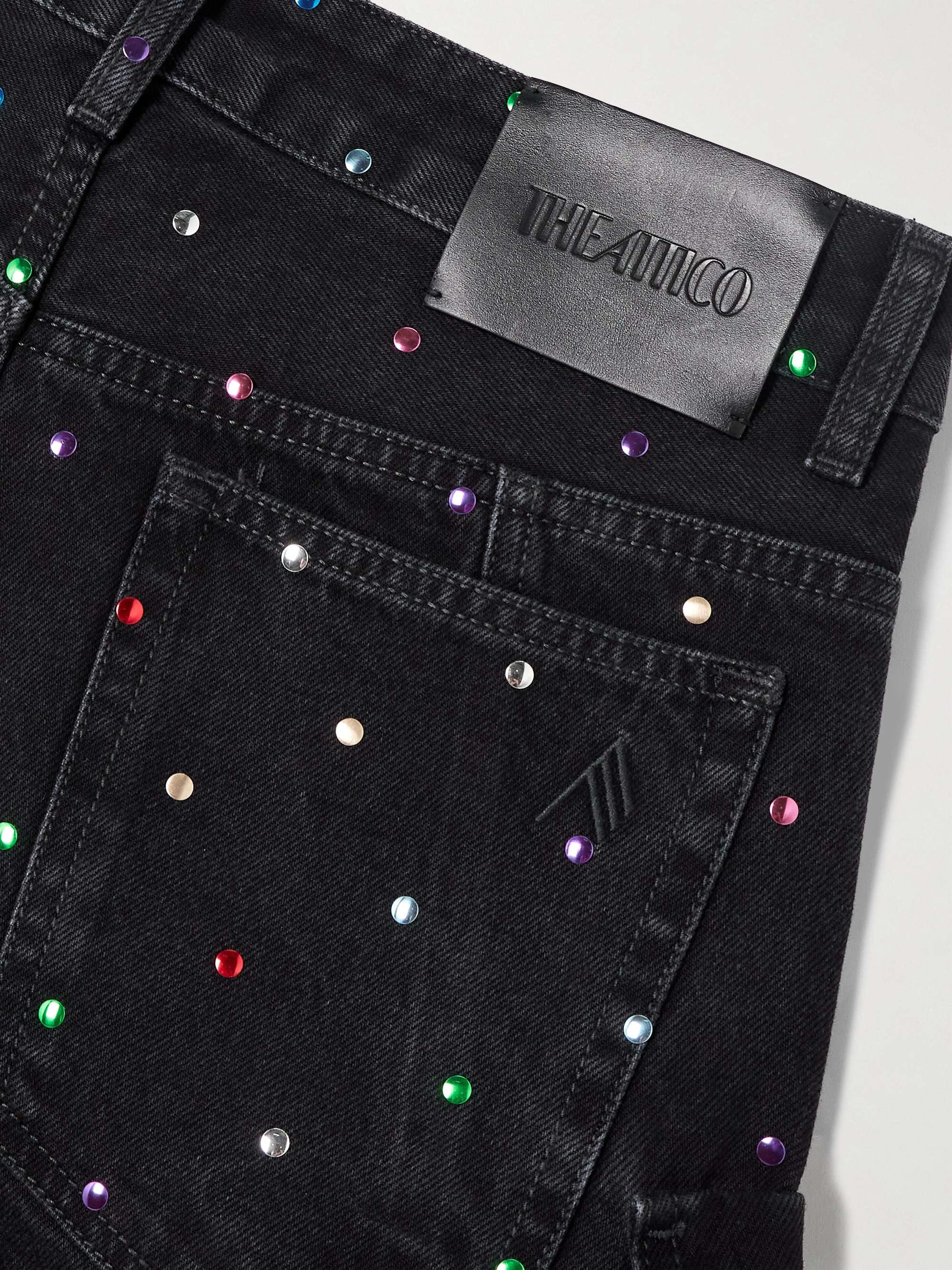 Pantalon Cargo The Attico Pour Femme Taille 25 - Gris En Coton - Occasion Très Bon état - Style Décontracté Chic