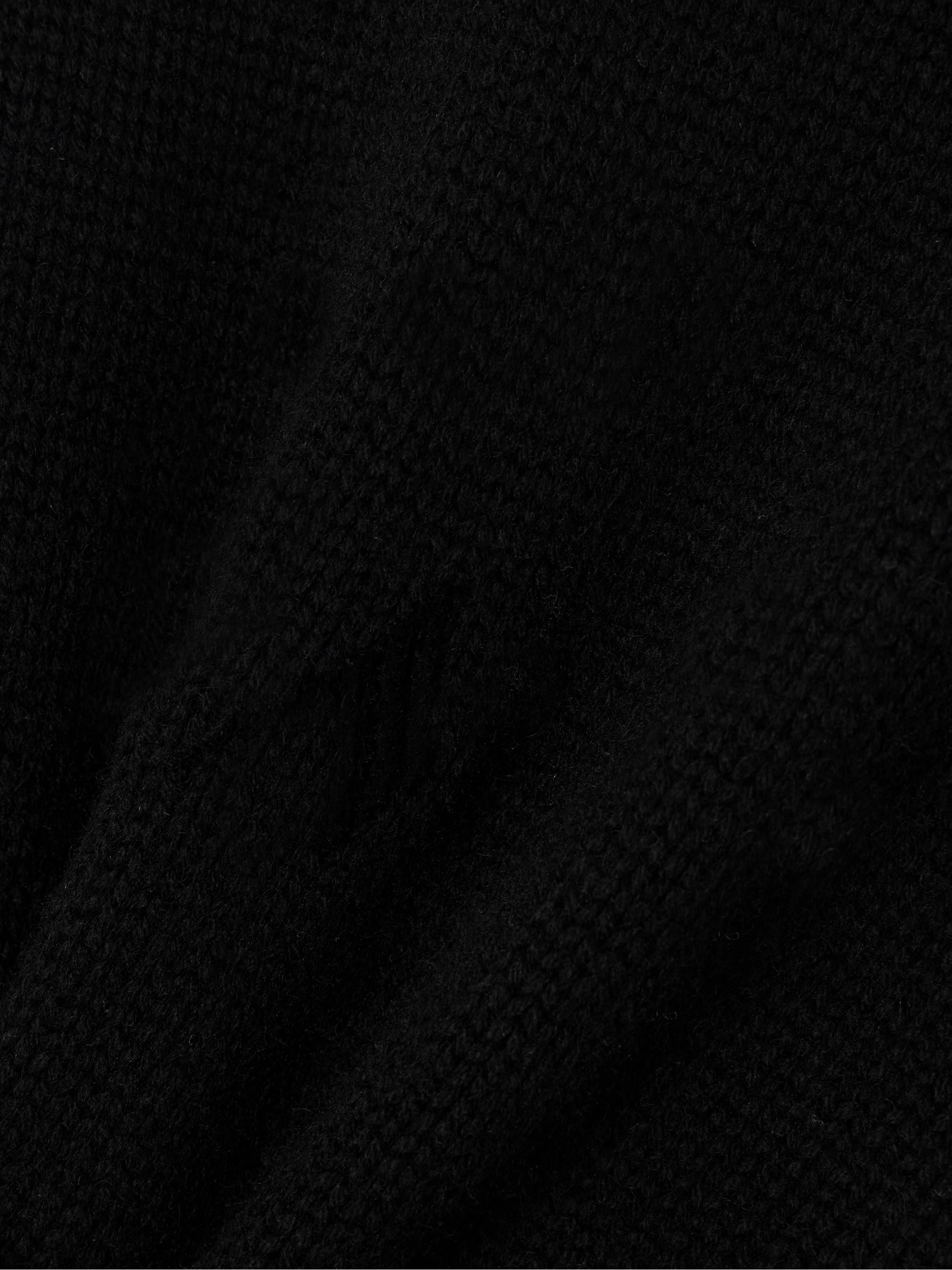 THE ATTICO Asymmetric wool and cashmere-blend sweater