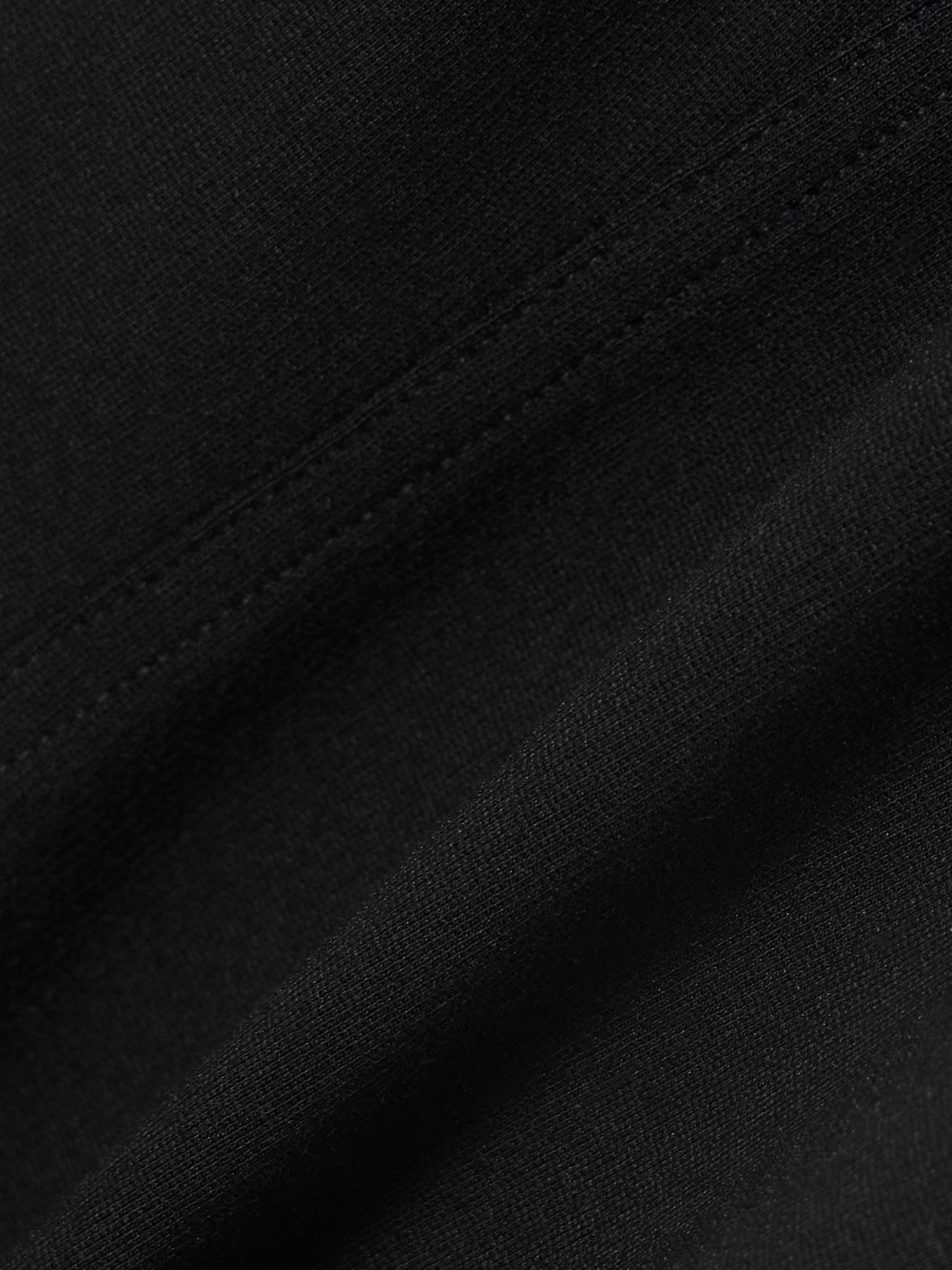 Attico Stretch-jersey Halterneck Top In Black