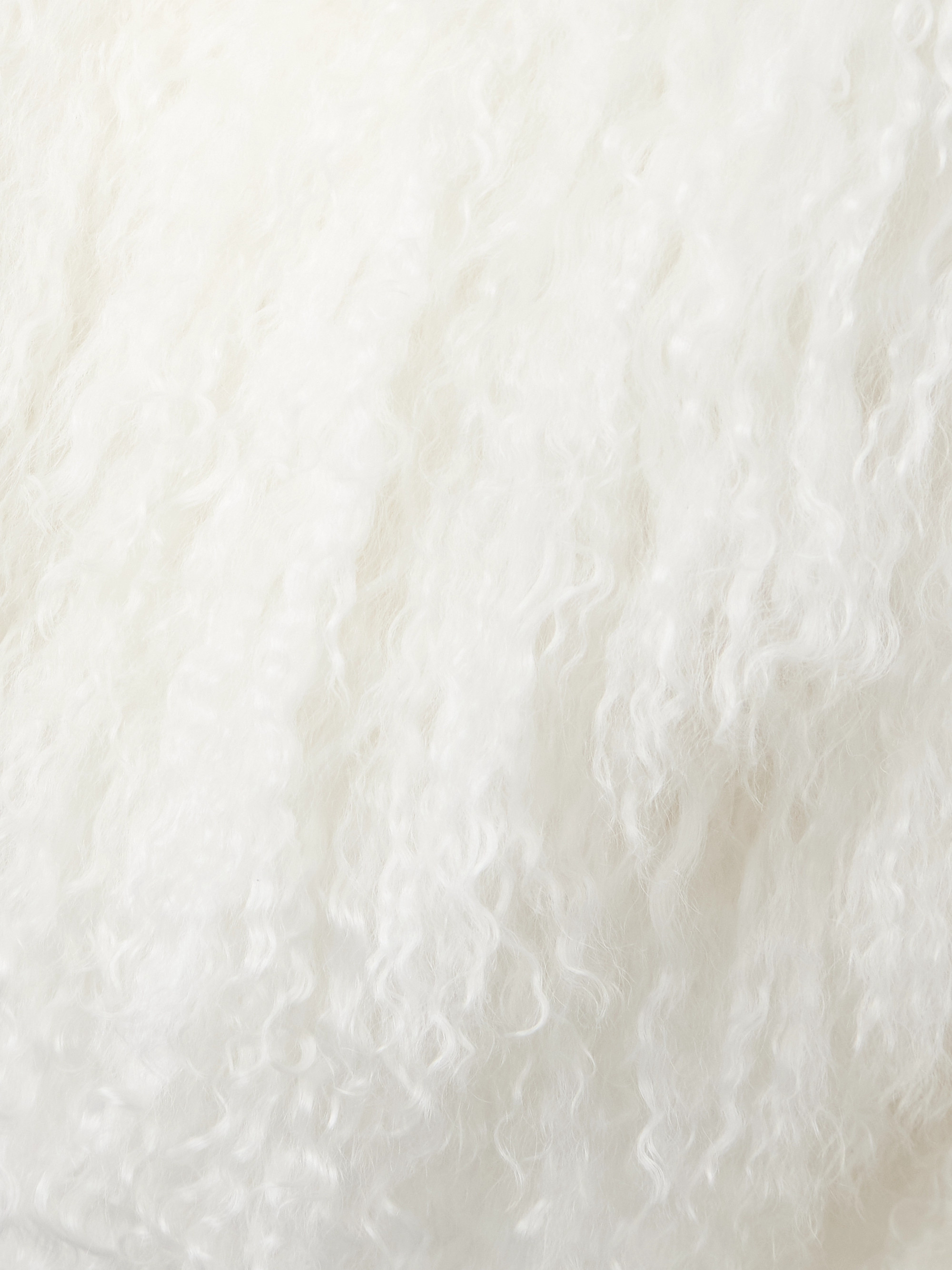 THE ATTICO Cropped shearling coat