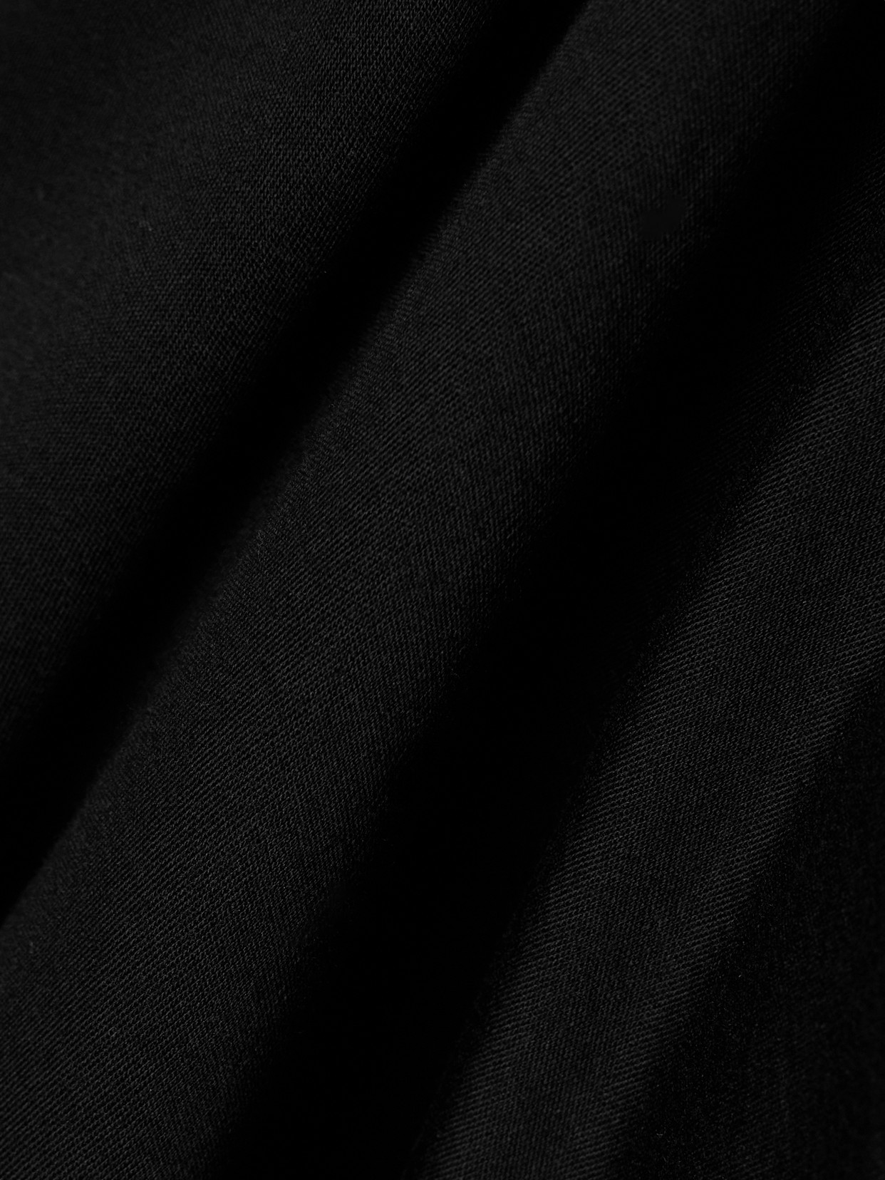 Salon 1884 Calliope Asymmetric Wrap-effect Draped Wool-jersey Midi Dress In Black