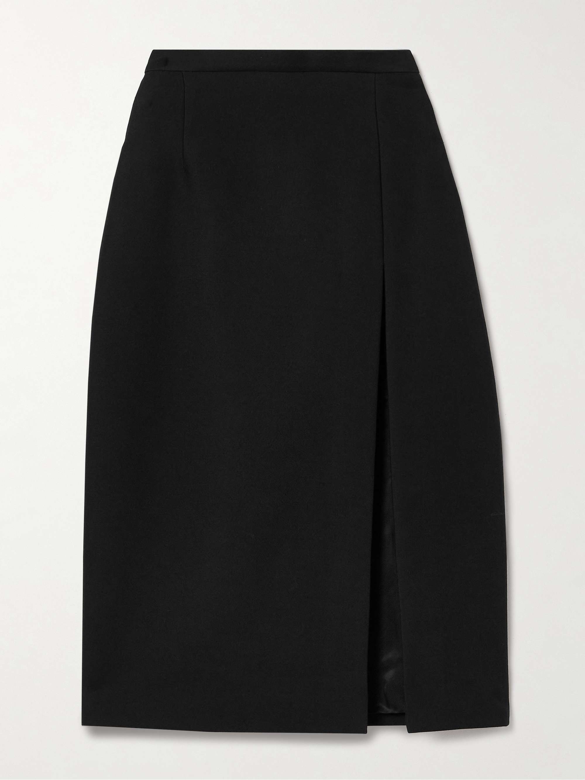 SALON 1884 Ezra wool and silk-blend twill skirt | NET-A-PORTER SALON 1884 Ezra wool and silk-blend twill skirt | NET-A-PORTER