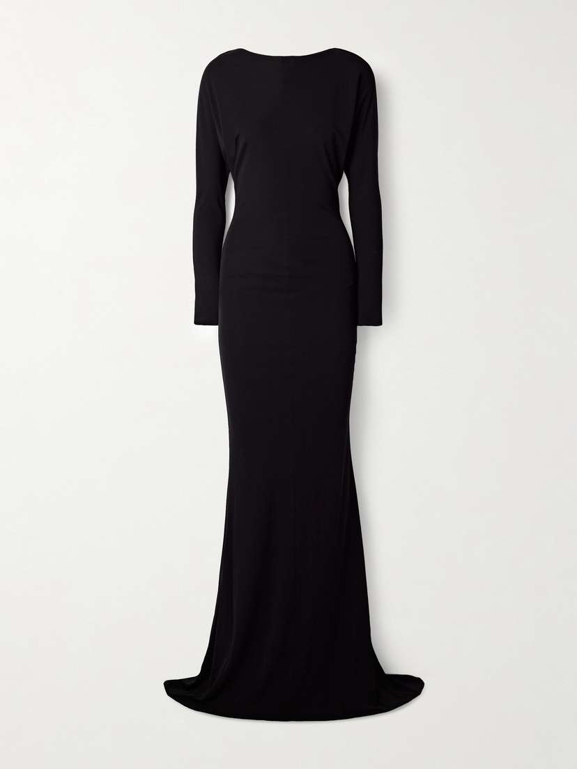 Salon 1884 Marizon Cut-out Jersey Gown