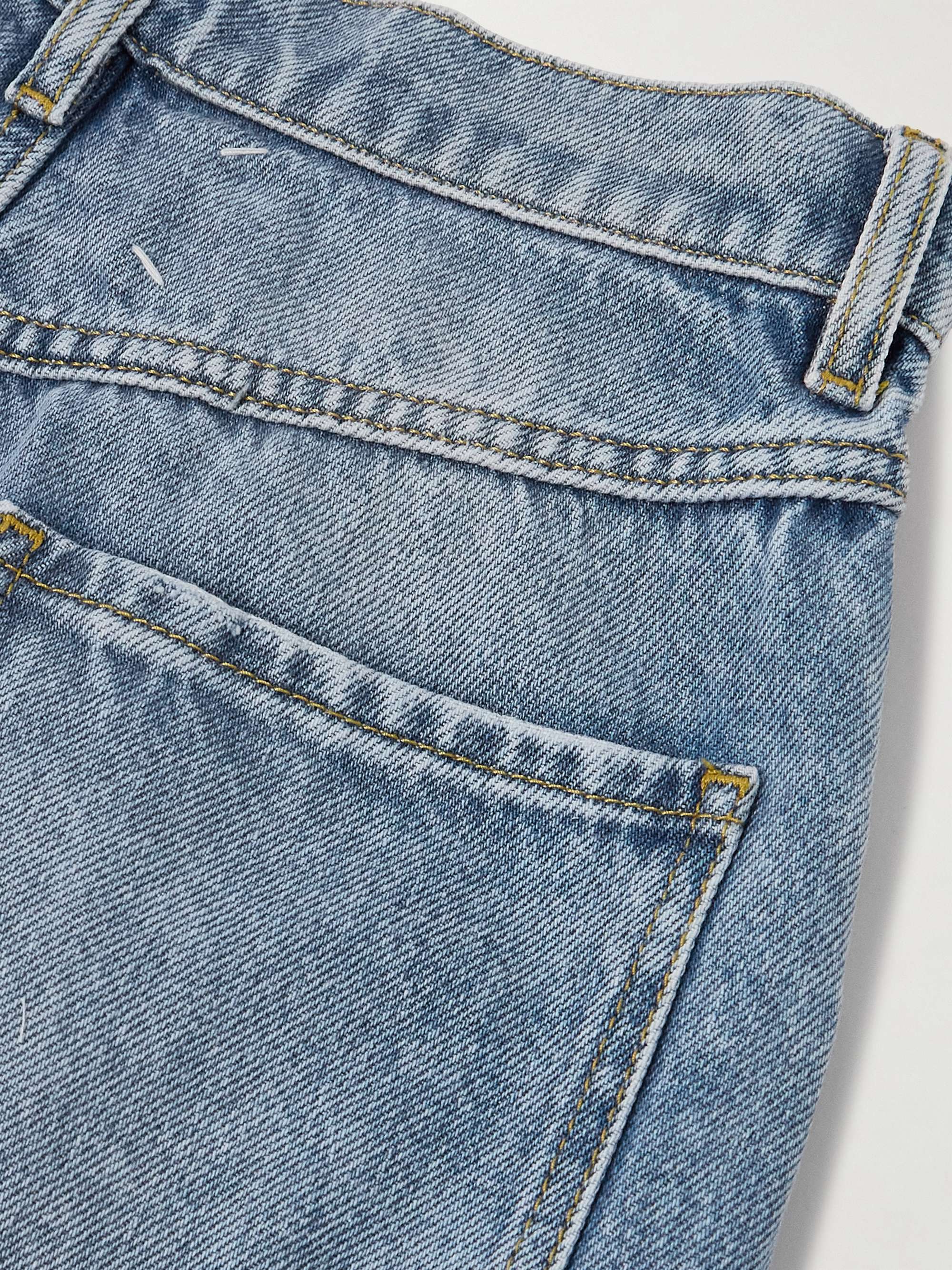 MAISON MARGIELA Cutout high-rise wide-leg jeans