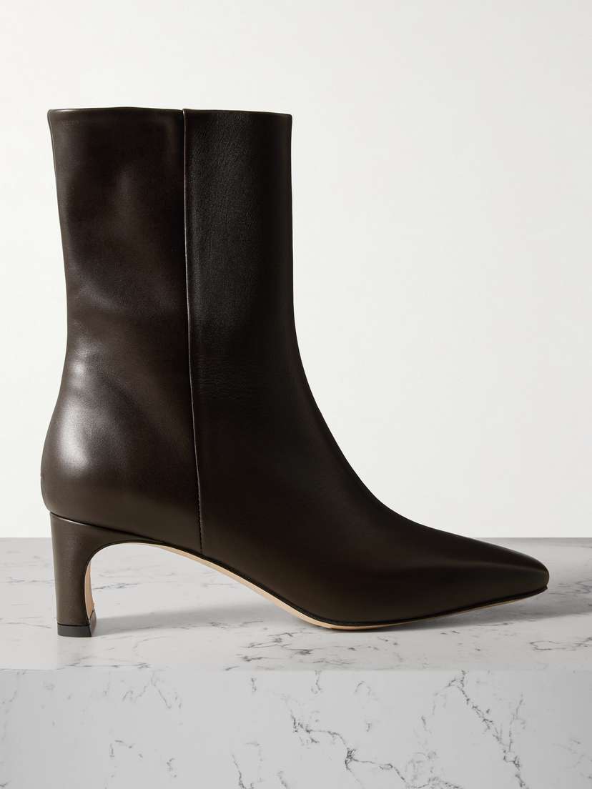 aeyde Tabitha Leather Ankle Boots