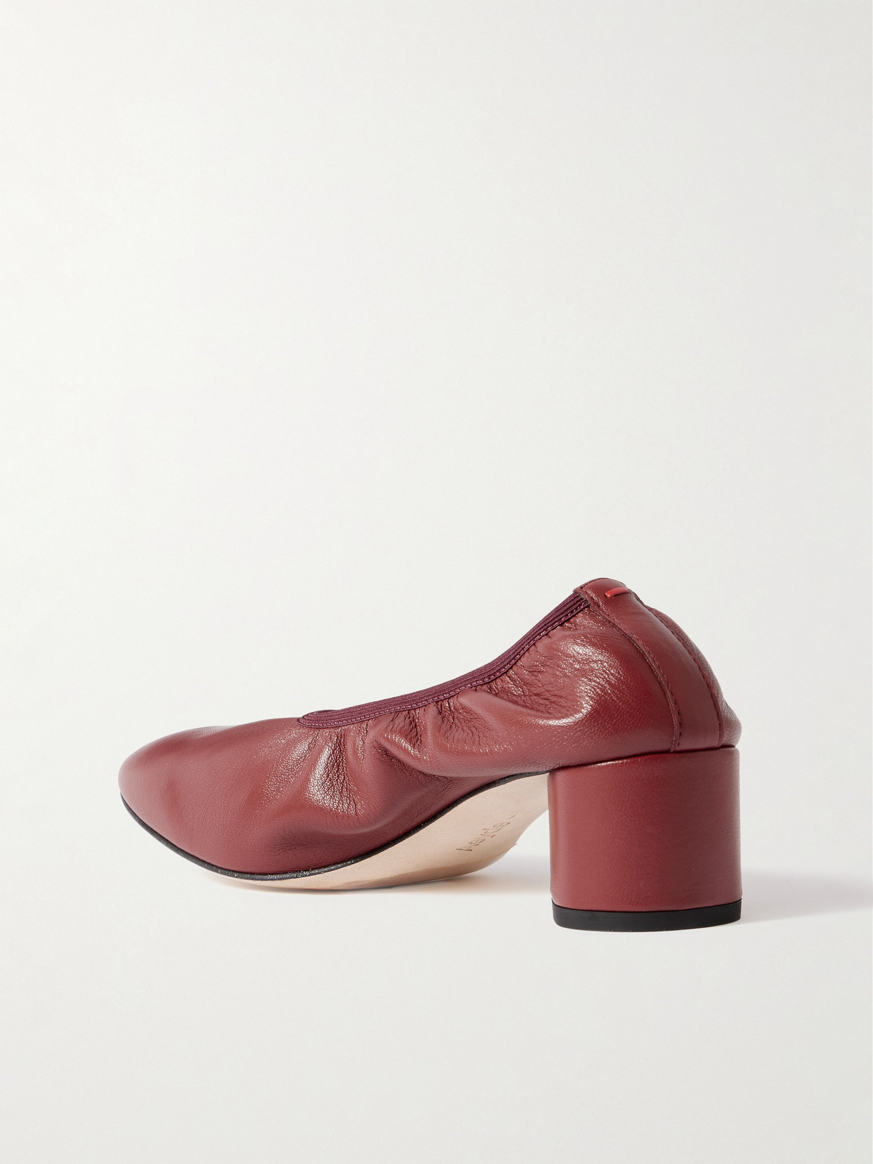 Aeyde Gemma Leather Pumps In Red