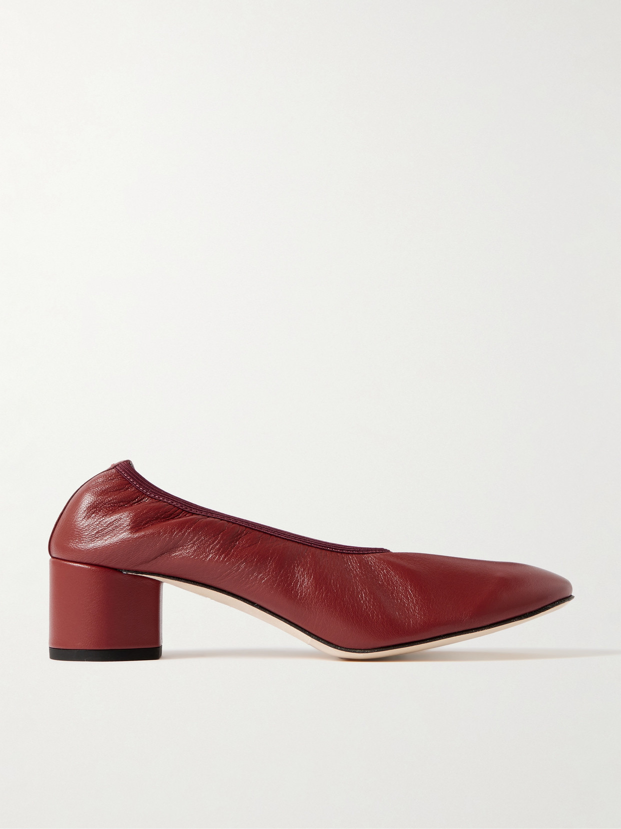 Aeyde Gemma Leather Pumps In Red
