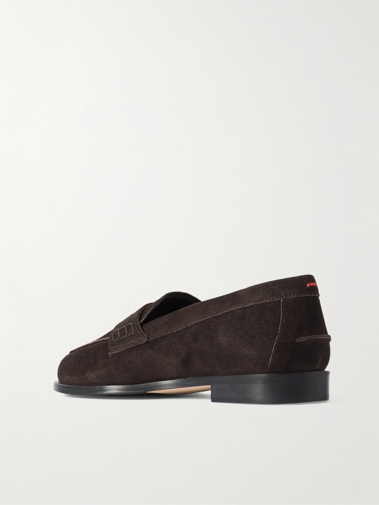 Aeyde Oscar Suede Loafers In Brown
