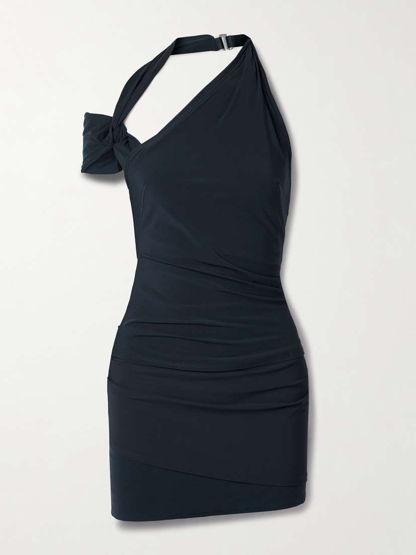 Nike + Jacquemus Layered Cutout Stretch-jersey Mini Dress - x large