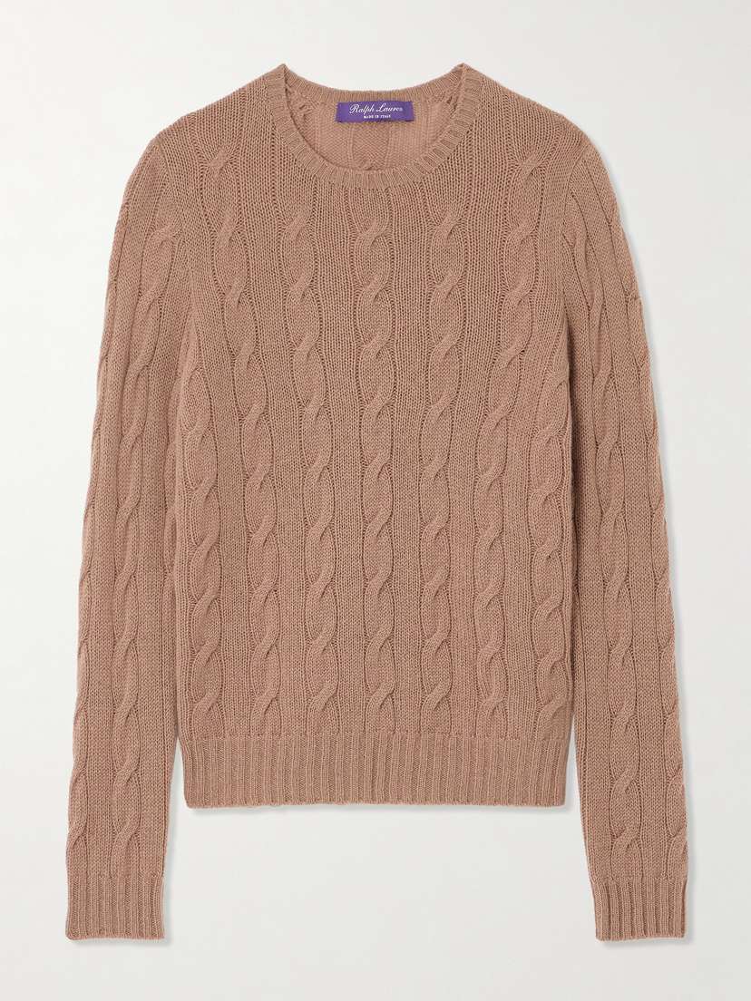 Ralph Lauren Collection Cable-knit Cashmere Sweater