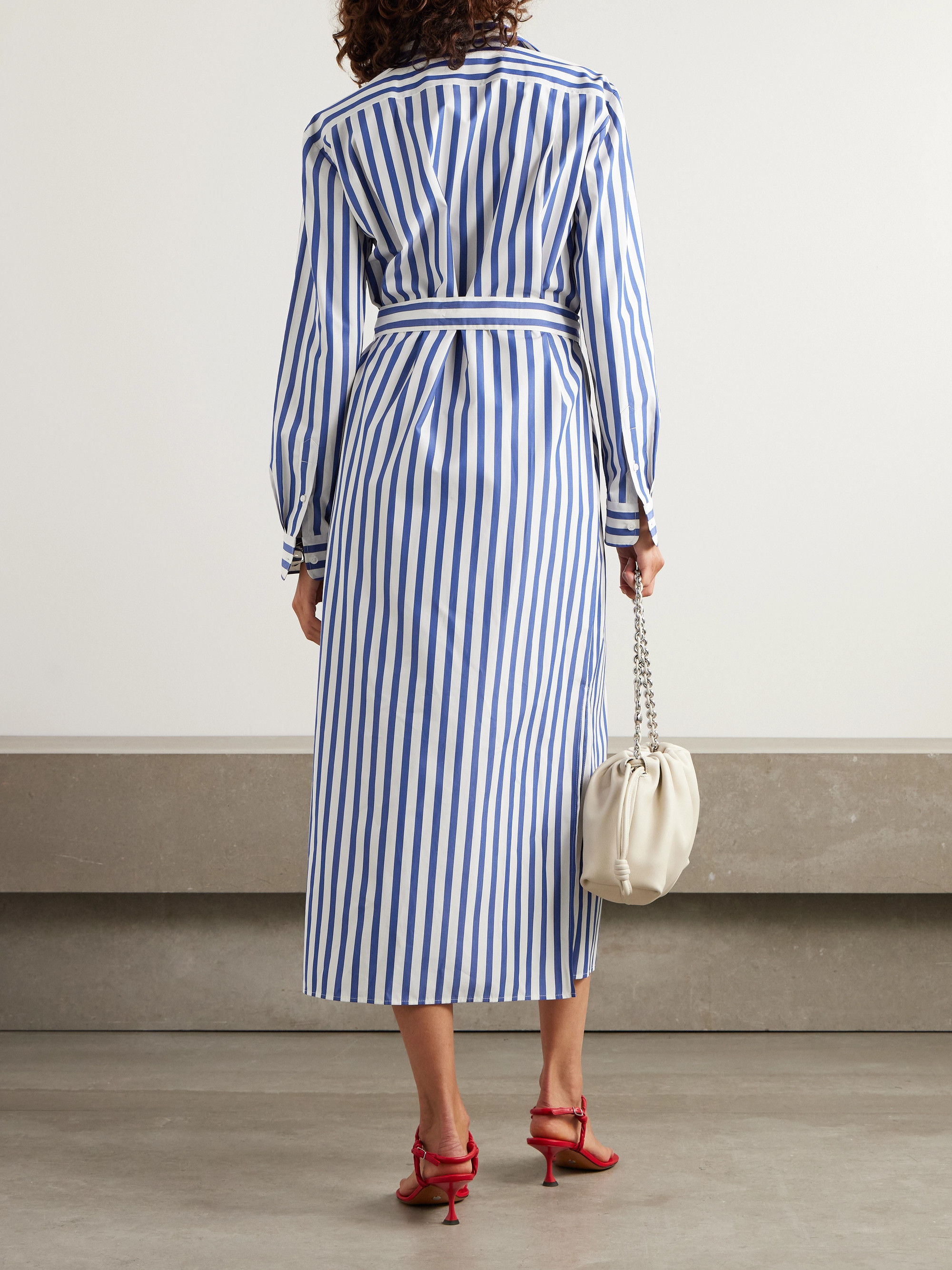 Ralph Lauren Collection - Vicki belted striped cotton-poplin midi shirt dress | Plush Ralph Lauren Collection - Vicki belted striped cotton-poplin midi shirt dress | Plush