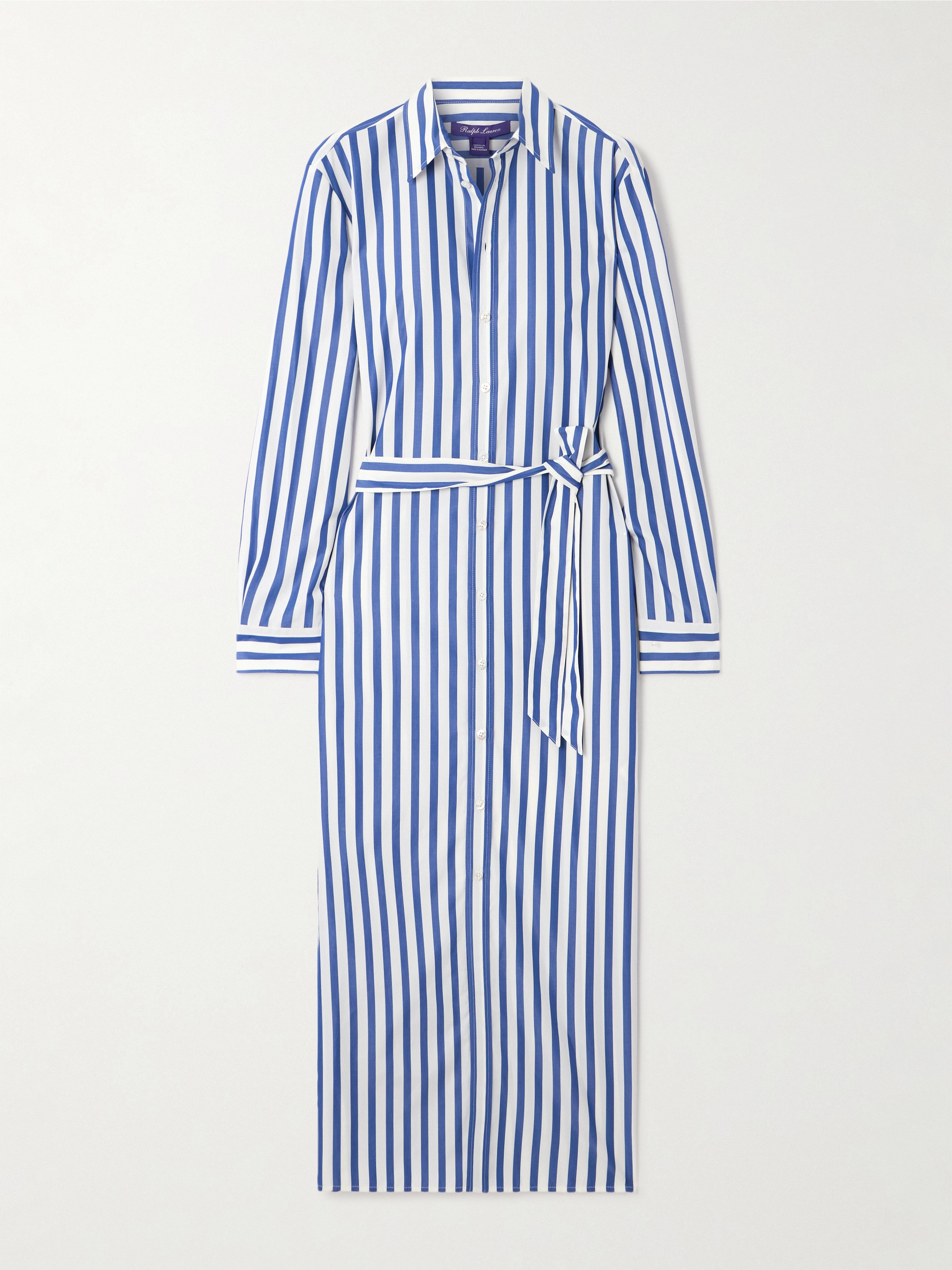 Ralph Lauren Collection - Vicki belted striped cotton-poplin midi shirt dress | Plush Ralph Lauren Collection - Vicki belted striped cotton-poplin midi shirt dress | Plush