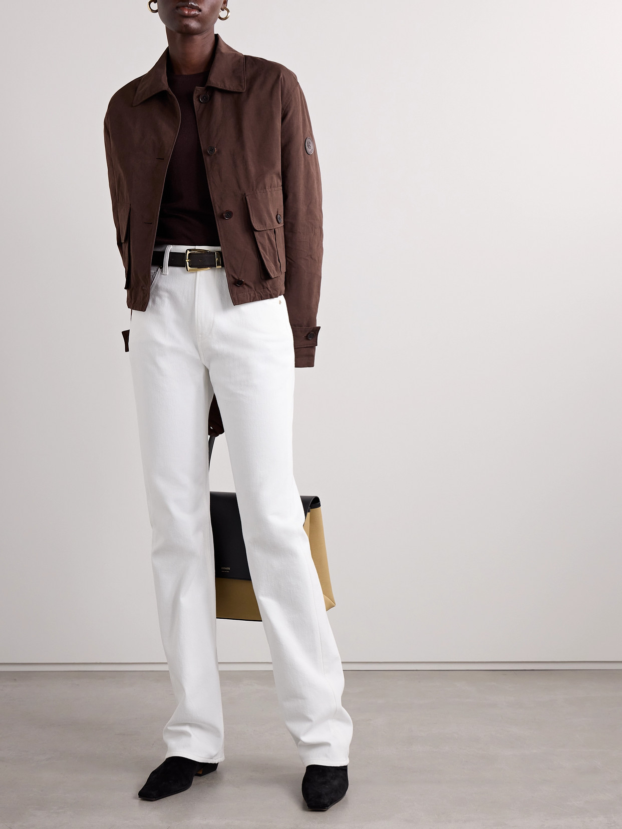 Polo Ralph Lauren Katie Cotton-blend Wading Jacket In Brown