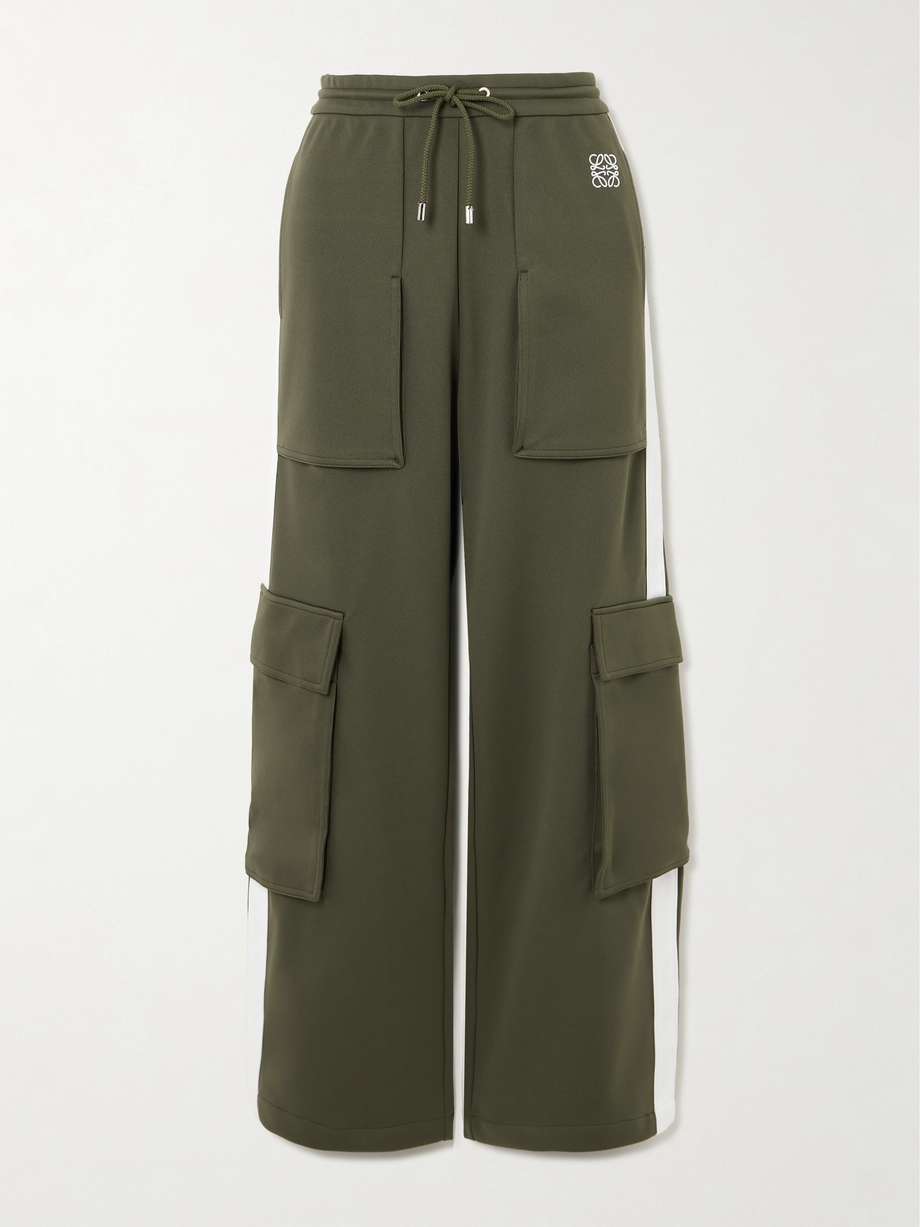 LOEWE STRAIGHT-LEG PANTS WITH EMBROIDERED LOGO 274390