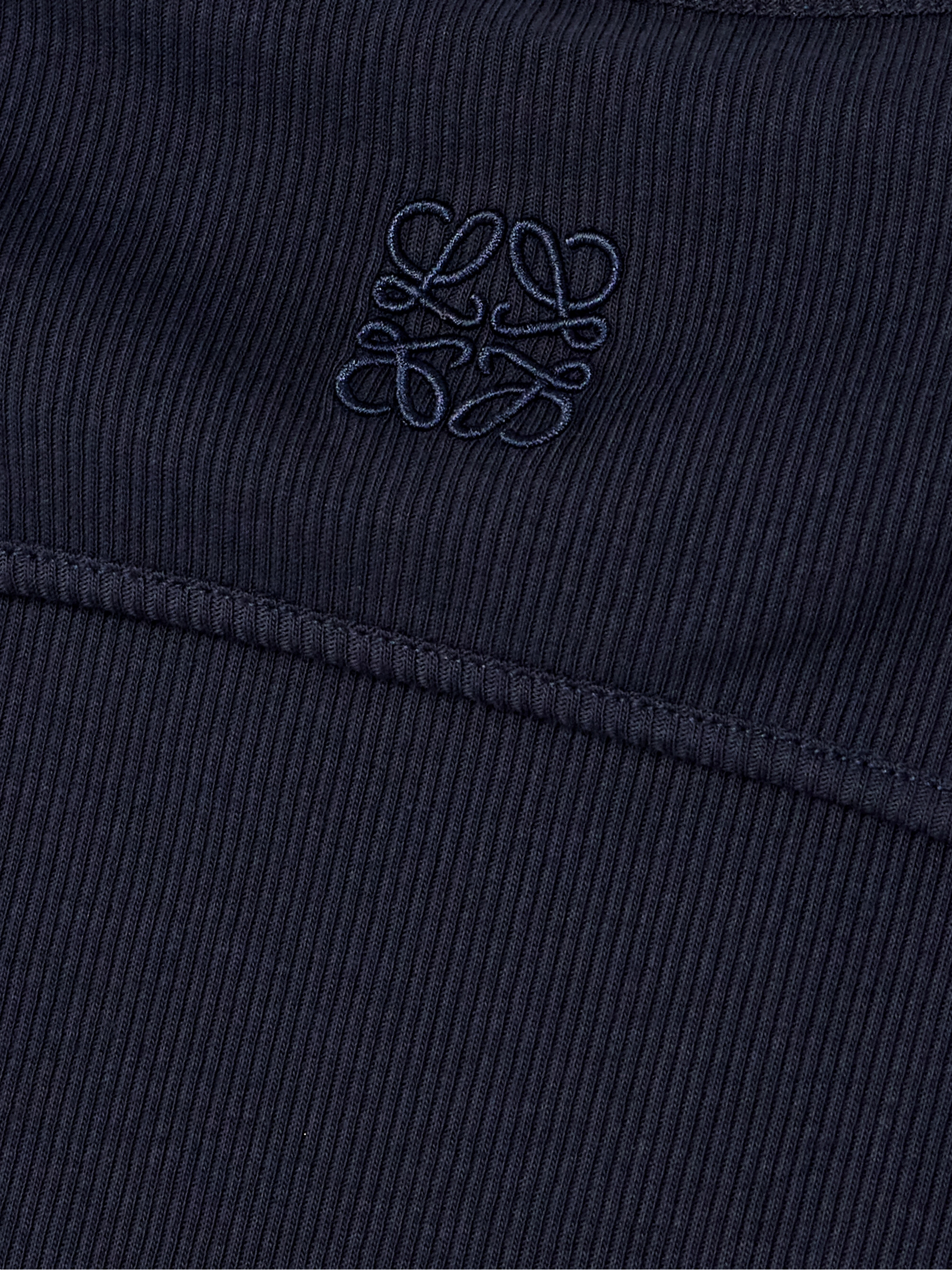 Loewe Anagram logo-embroidered ribbed stretch-cotton jersey midi dress thumbnail
