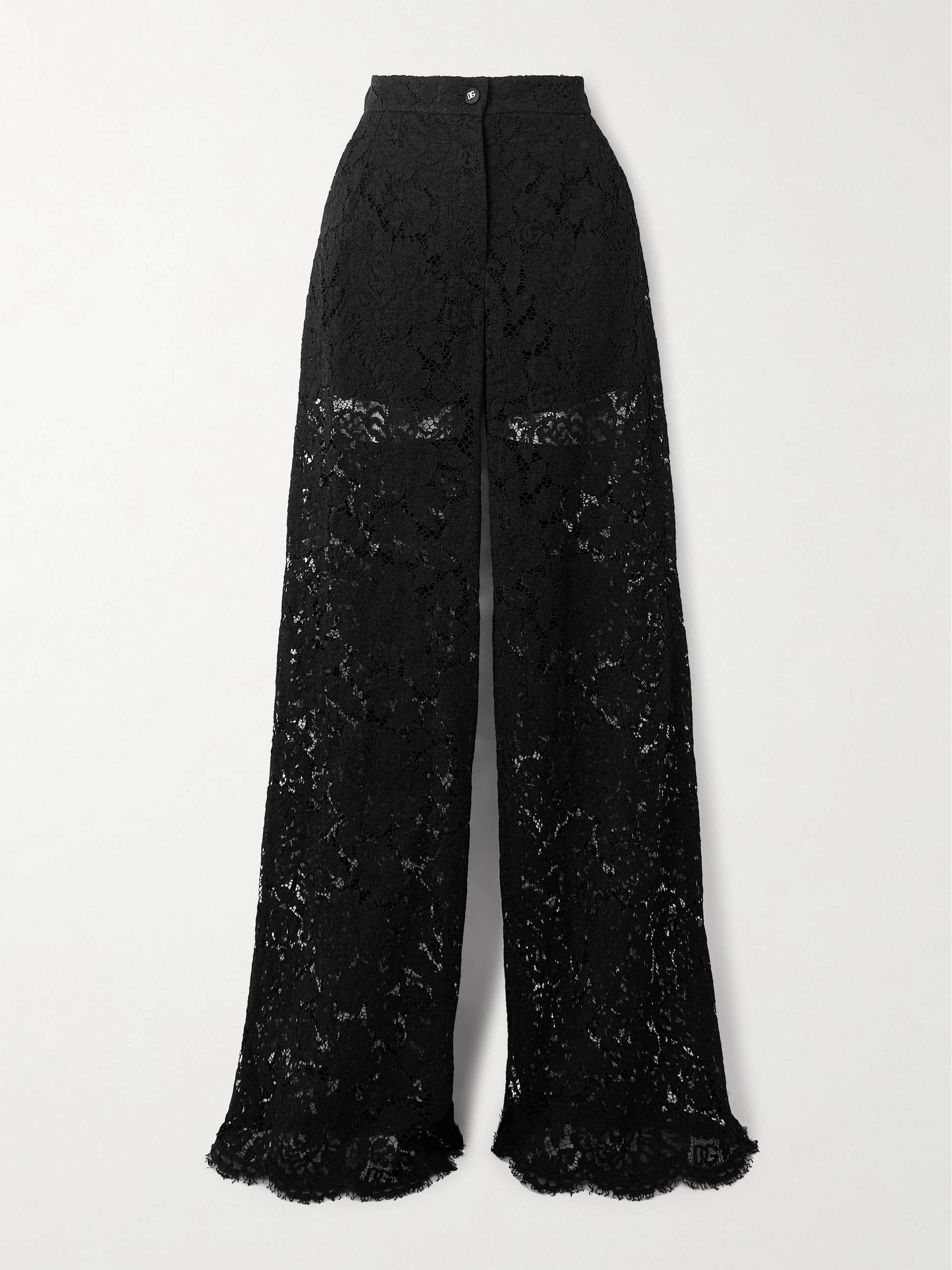 Pantalon Dolce & Gabbana Satin Rose à Lacets - Taille M/IT40/US6 - Légers Défauts
