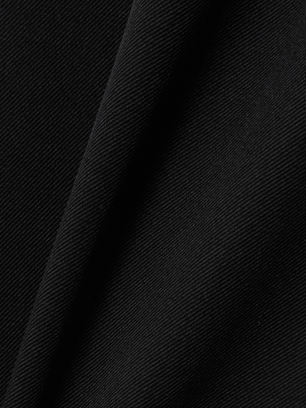 Dolce & Gabbana Wide-leg Wool-blend Twill Pants In Black