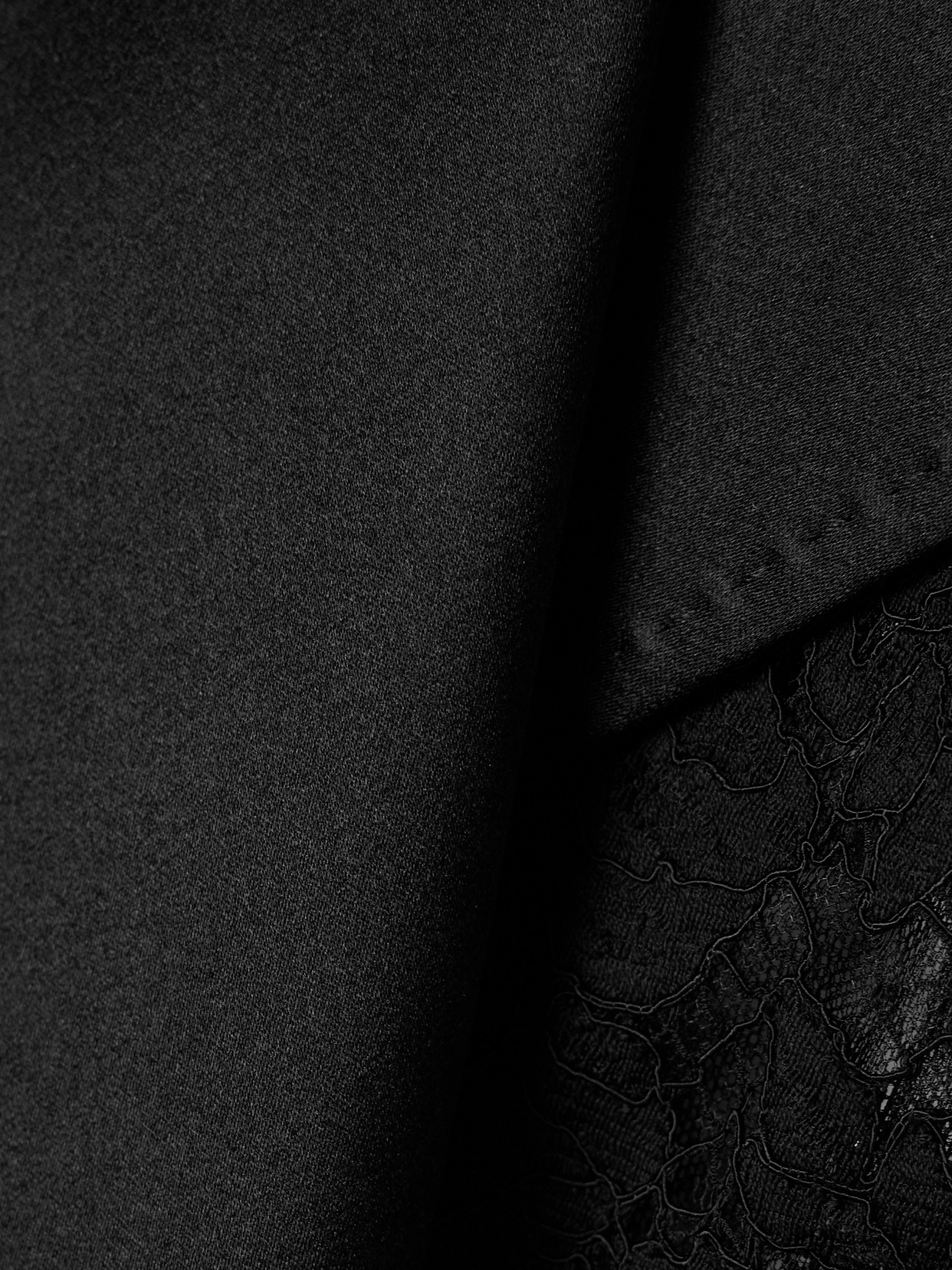 Dolce & Gabbana Double-breasted Satin-trimmed Corded Lace Blazer In Black